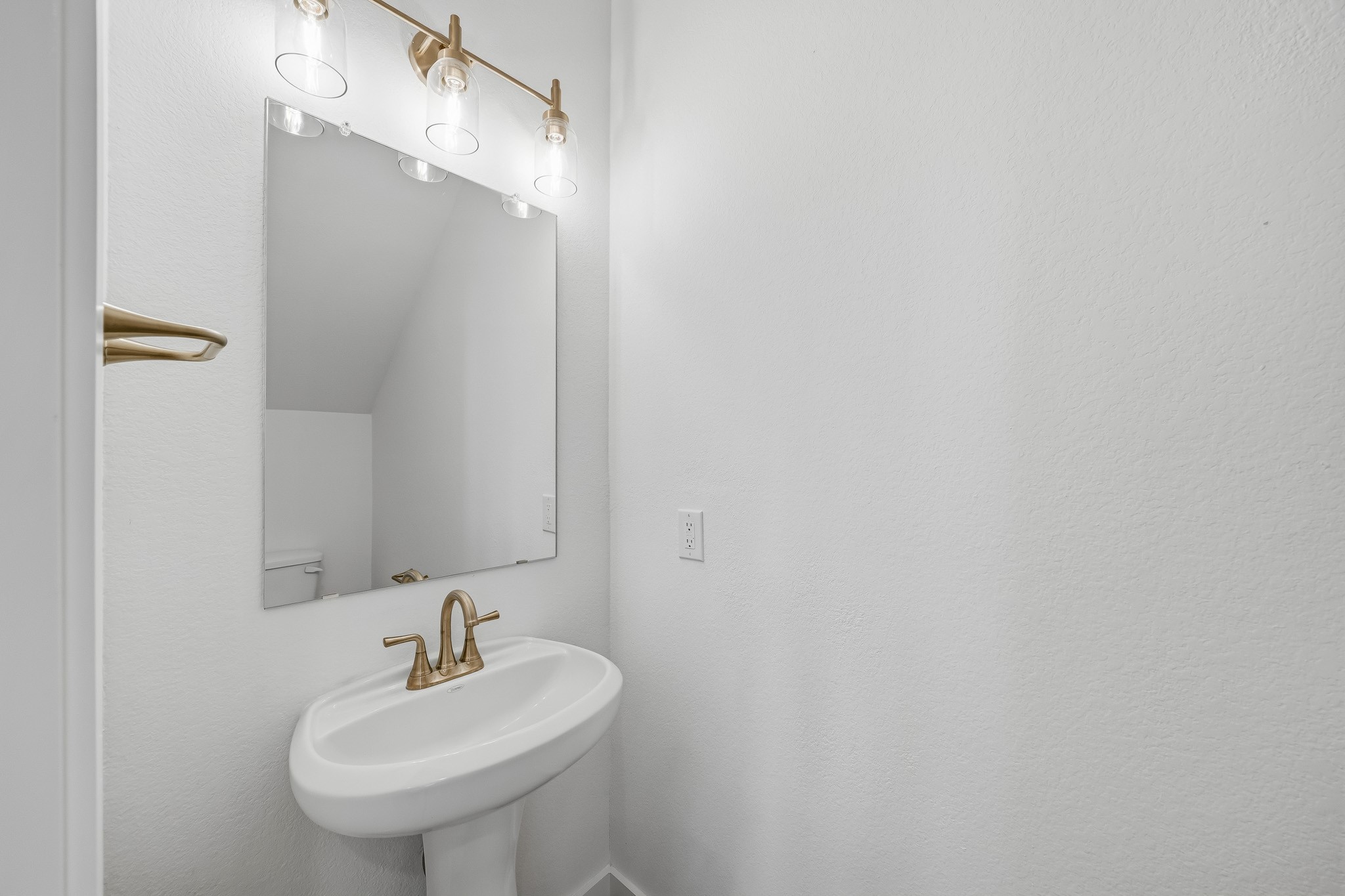 First Floor Powder Room With Designer Charm