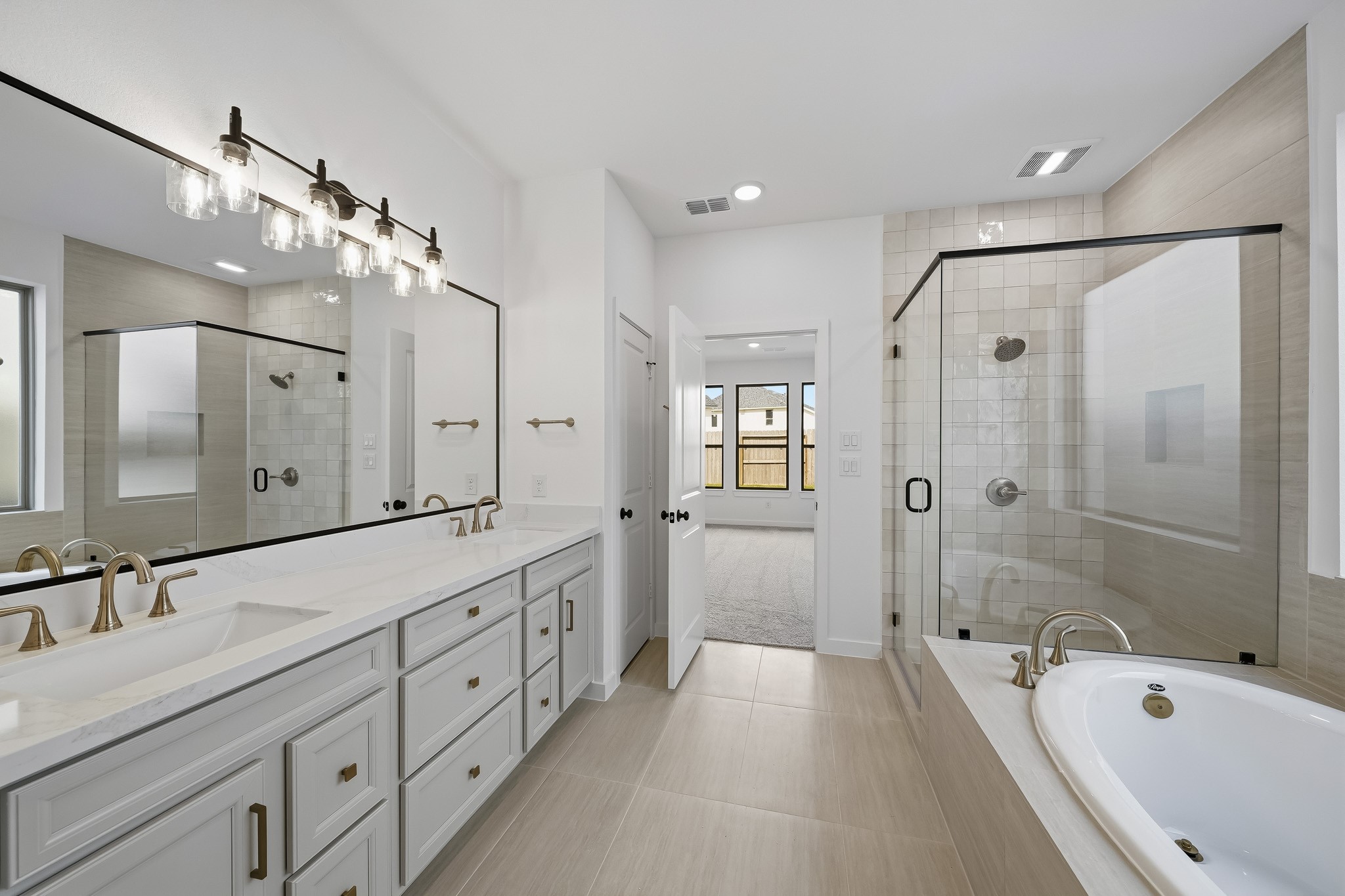Main Bath Retreat With Designer Charm Main Bath Retreat With Designer Charm