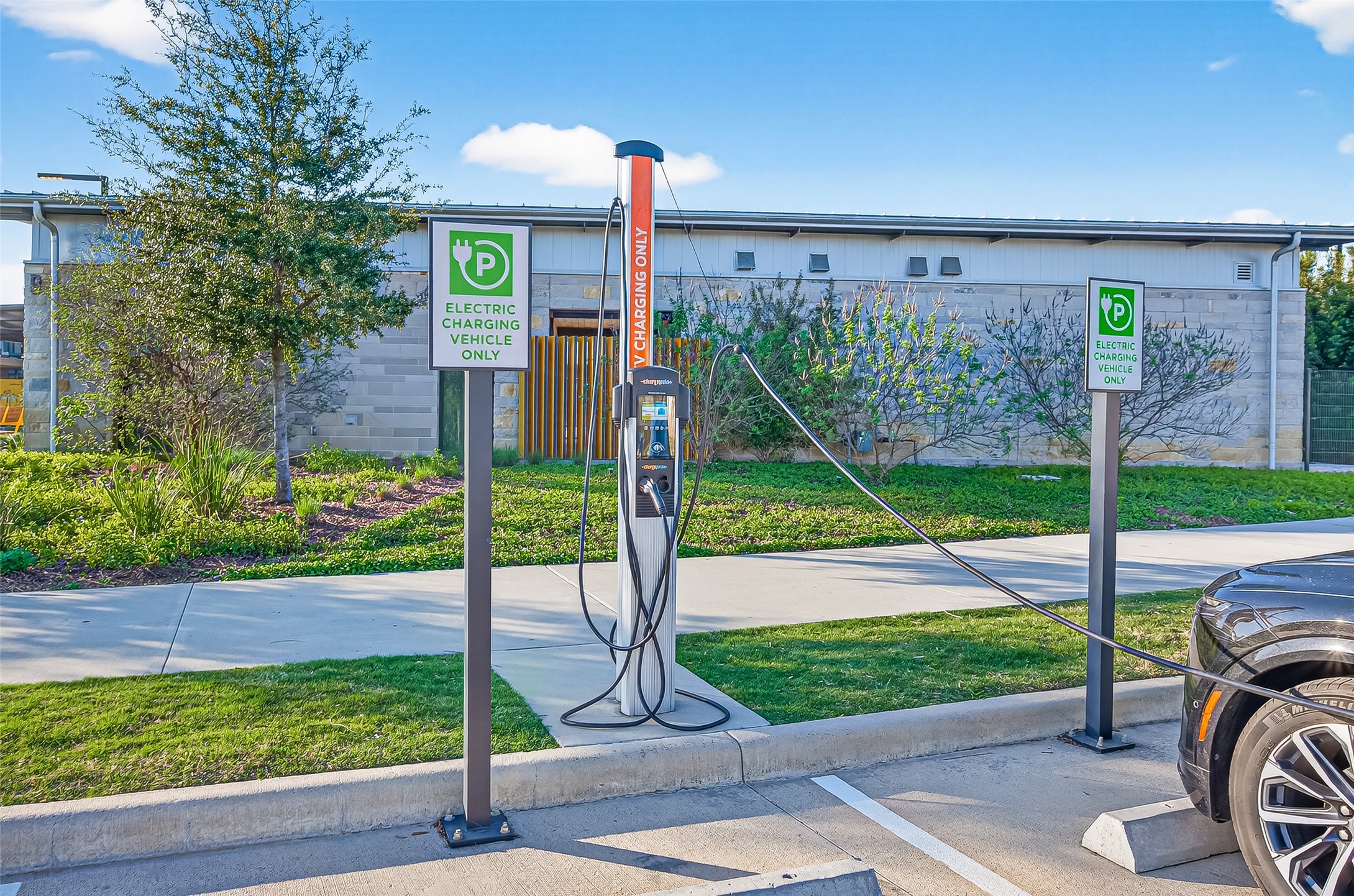 Conveniently located just minutes from the home, Longwing Prairie Land offers Tesla Charging stations, adding another layer of convenience for electric vehicle owners.