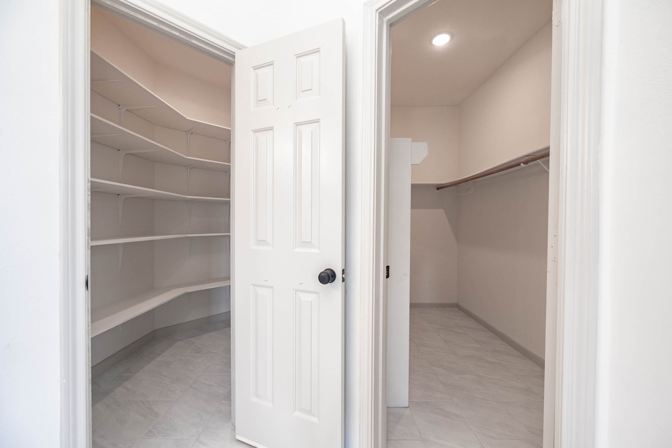 double walk in closet