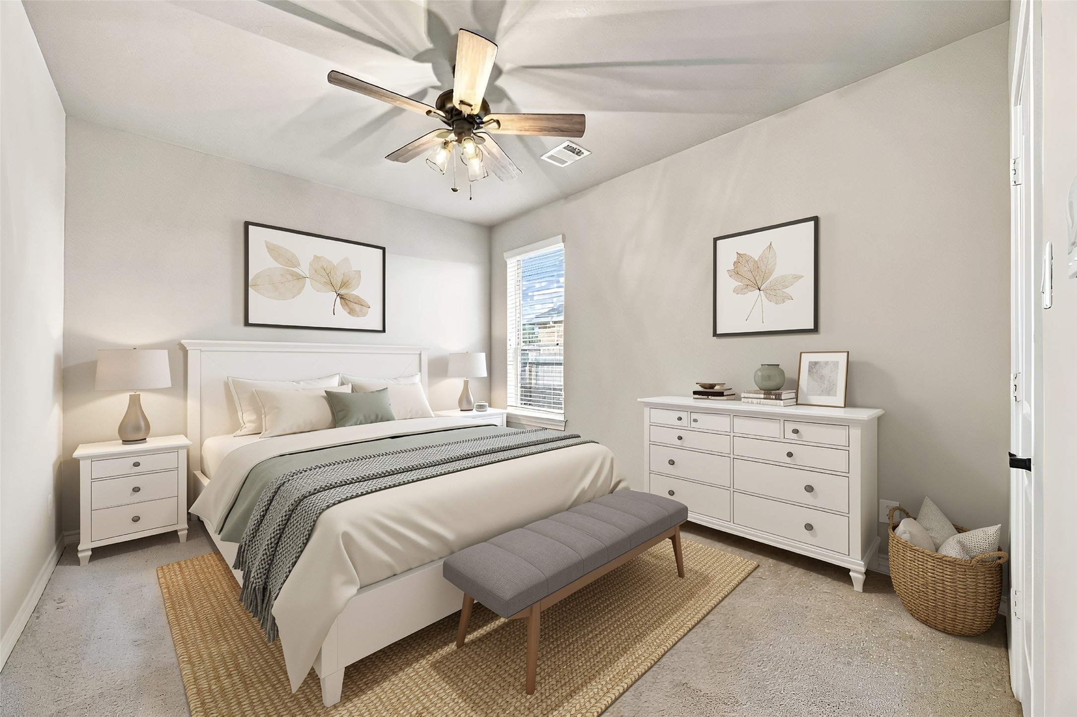 3rd bedroom- Virtually staged