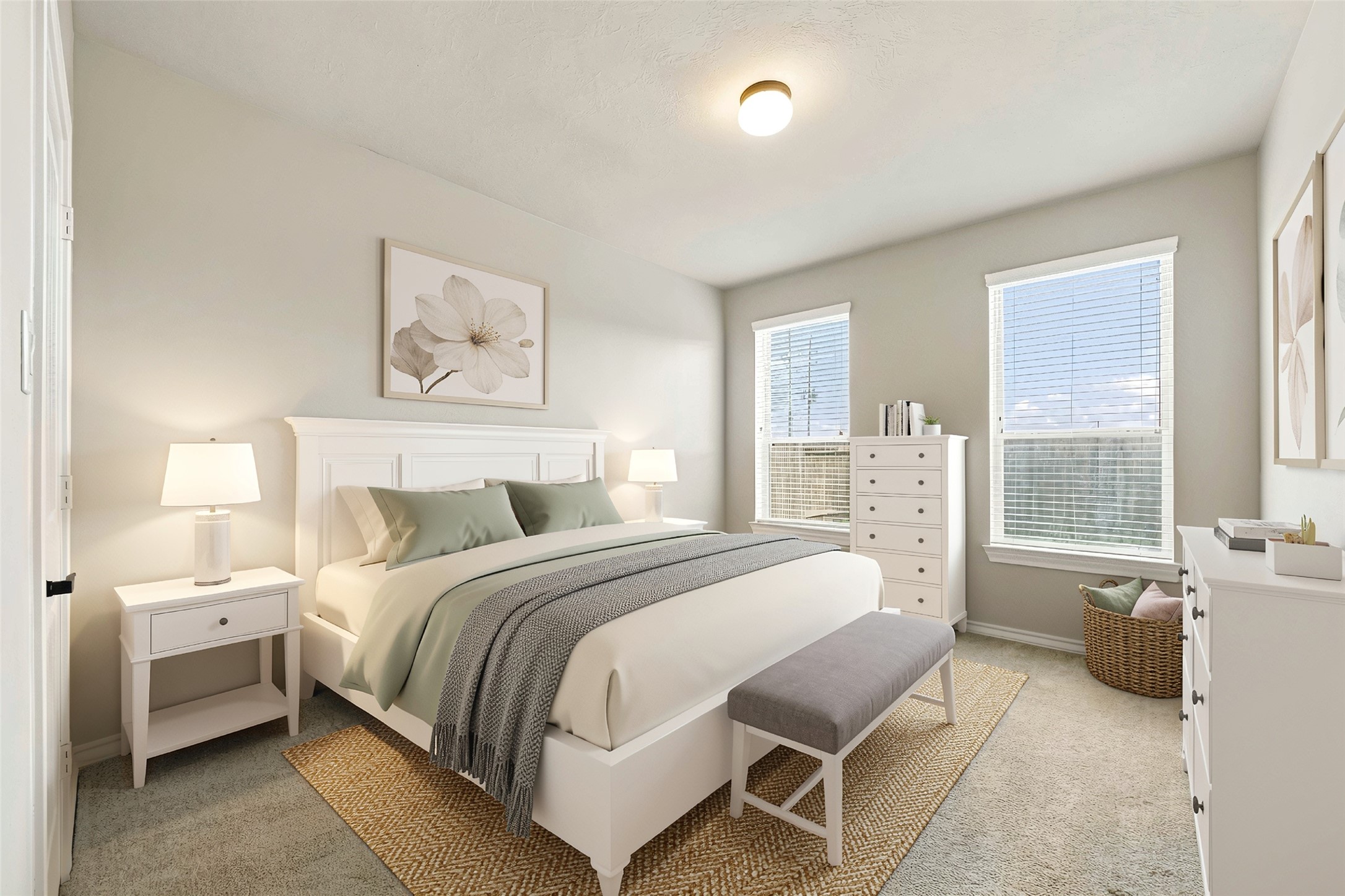 4th bedroom- virtually staged