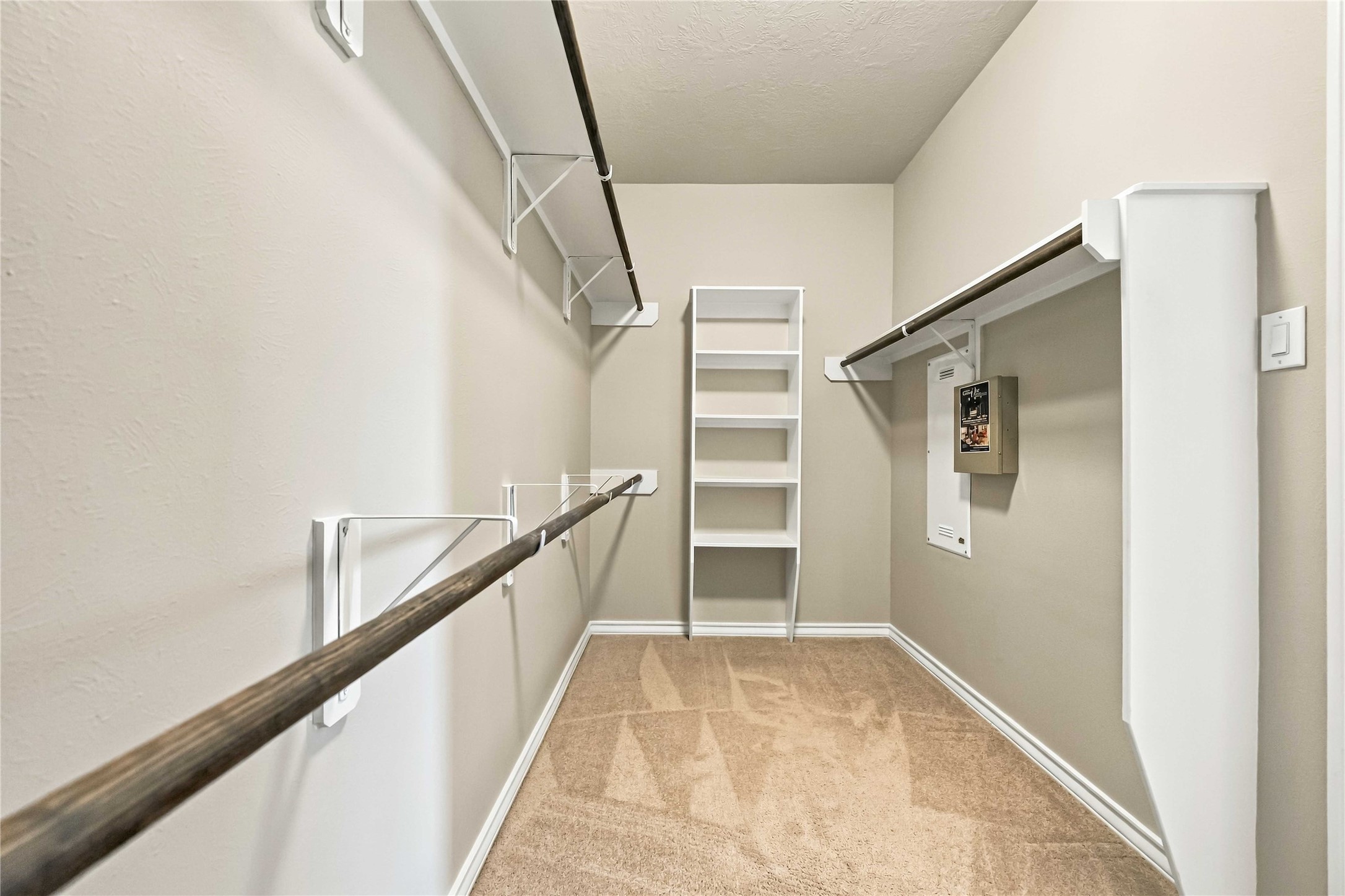 Primary closet