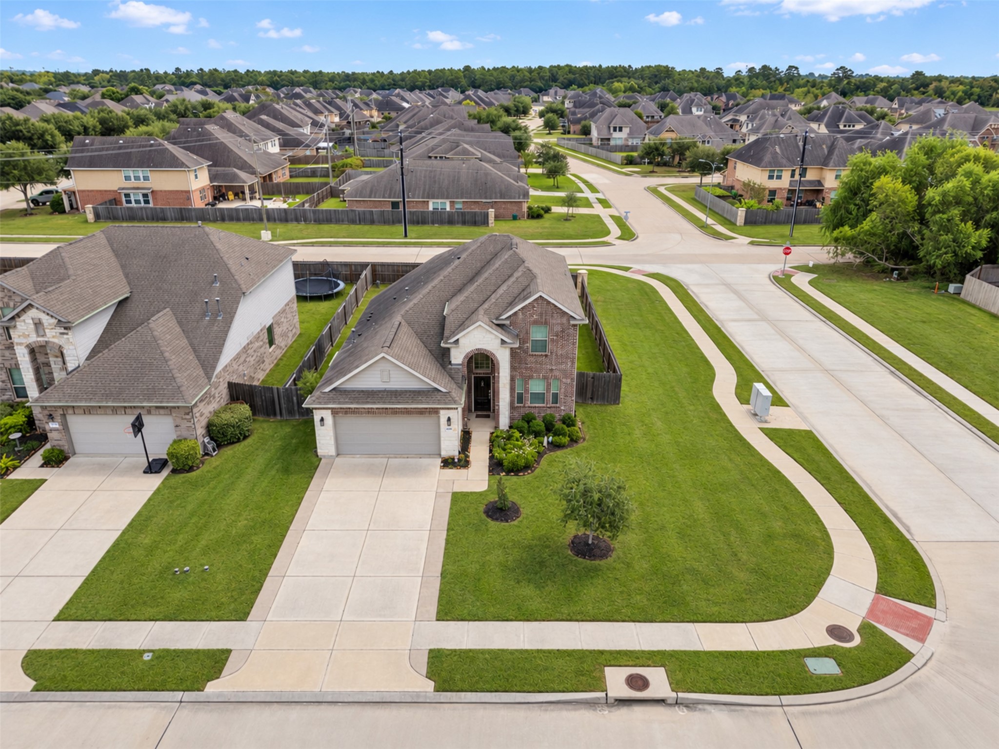 This home sits on a large corner lot with no back neighbors