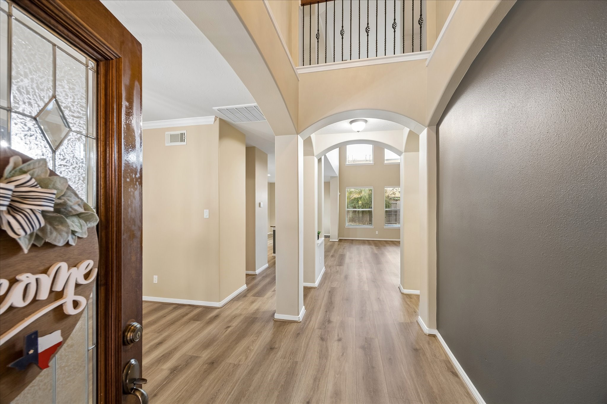 Grand formal entryway.