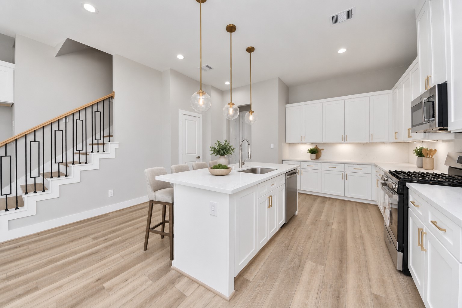 Virtually Staged Kitchen