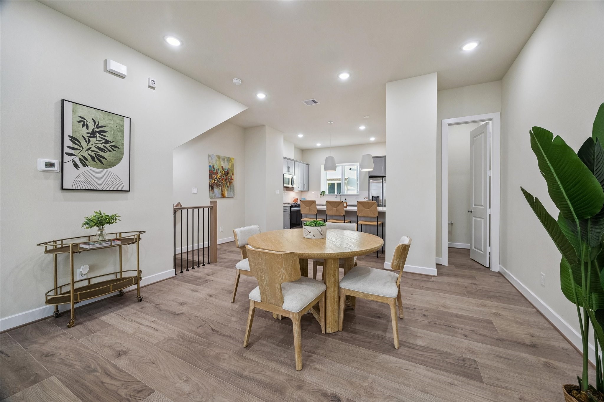 Representative photo showing the communitys model home living room. Layout and selections may vary.