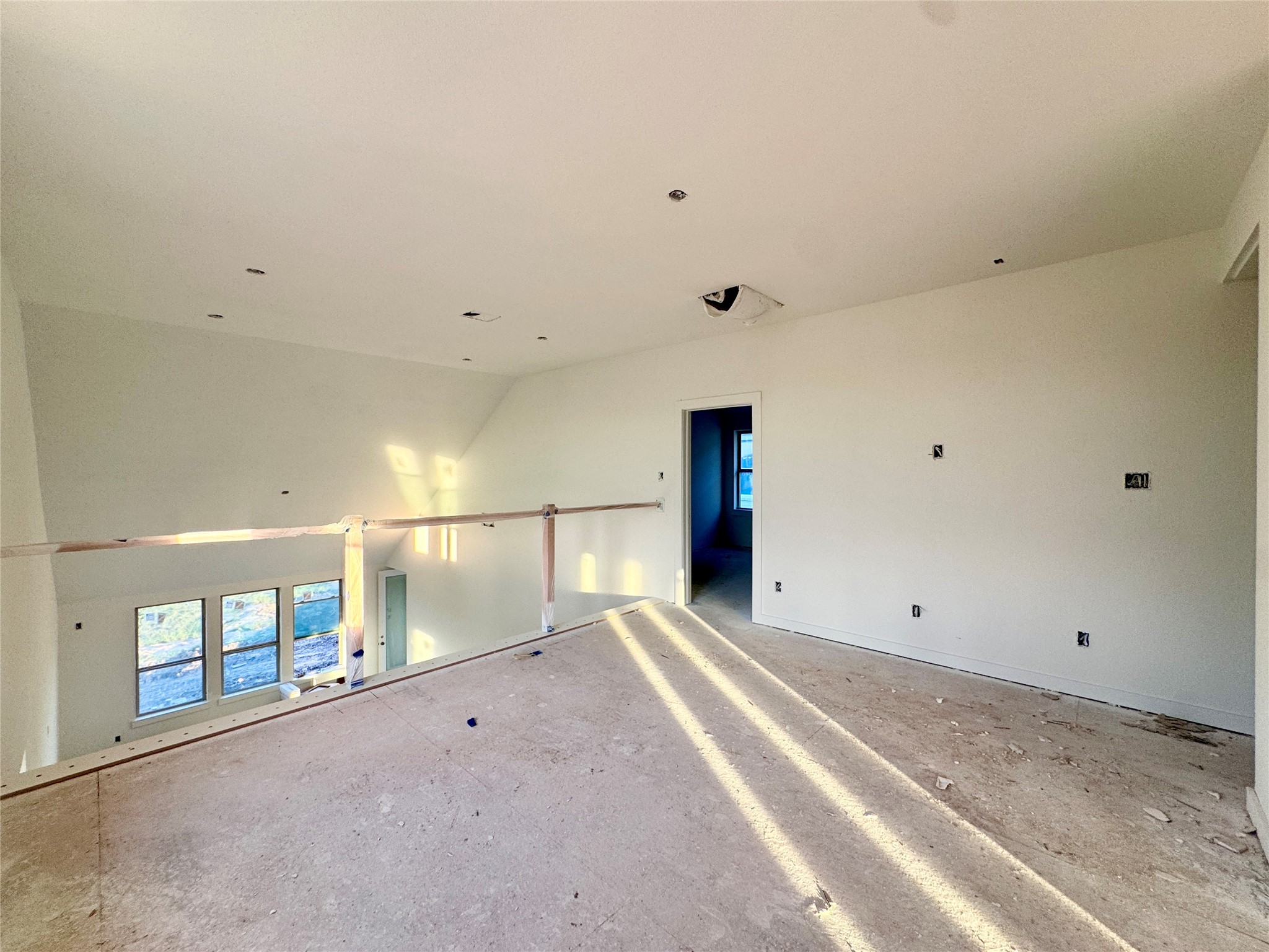 The loft space is the perfect flex space!
