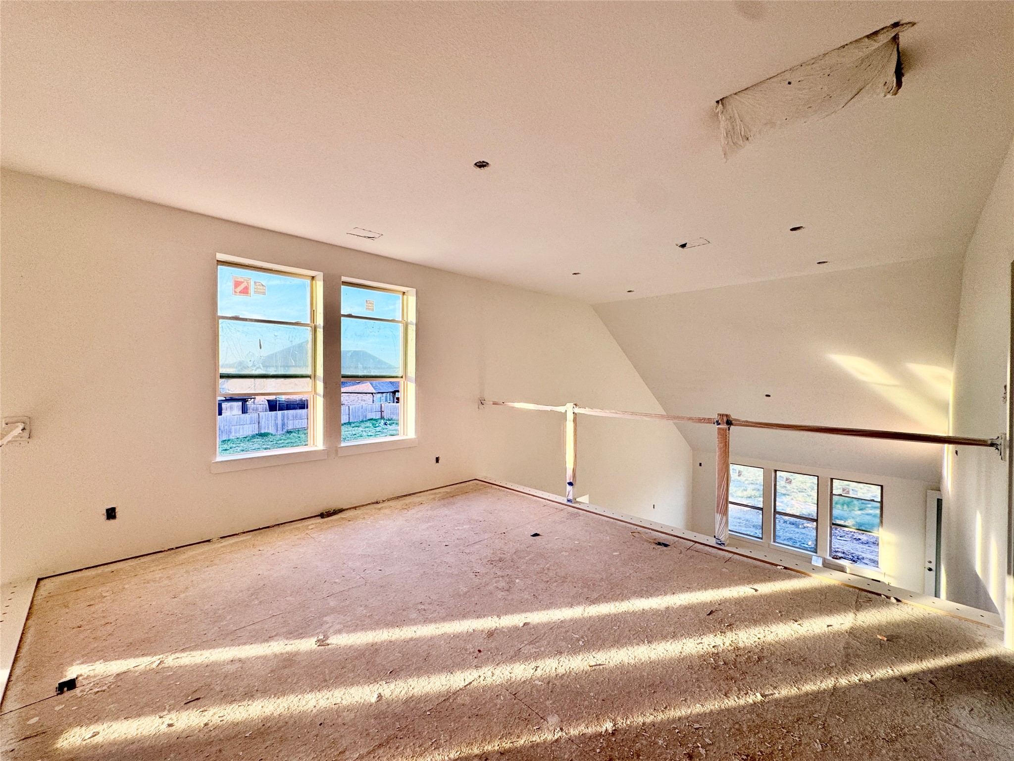 The loft space is the perfect flex space!