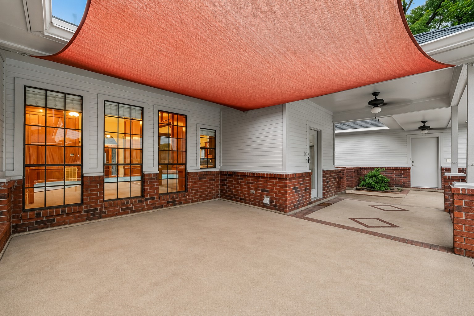 Extended Patio off of the main house!