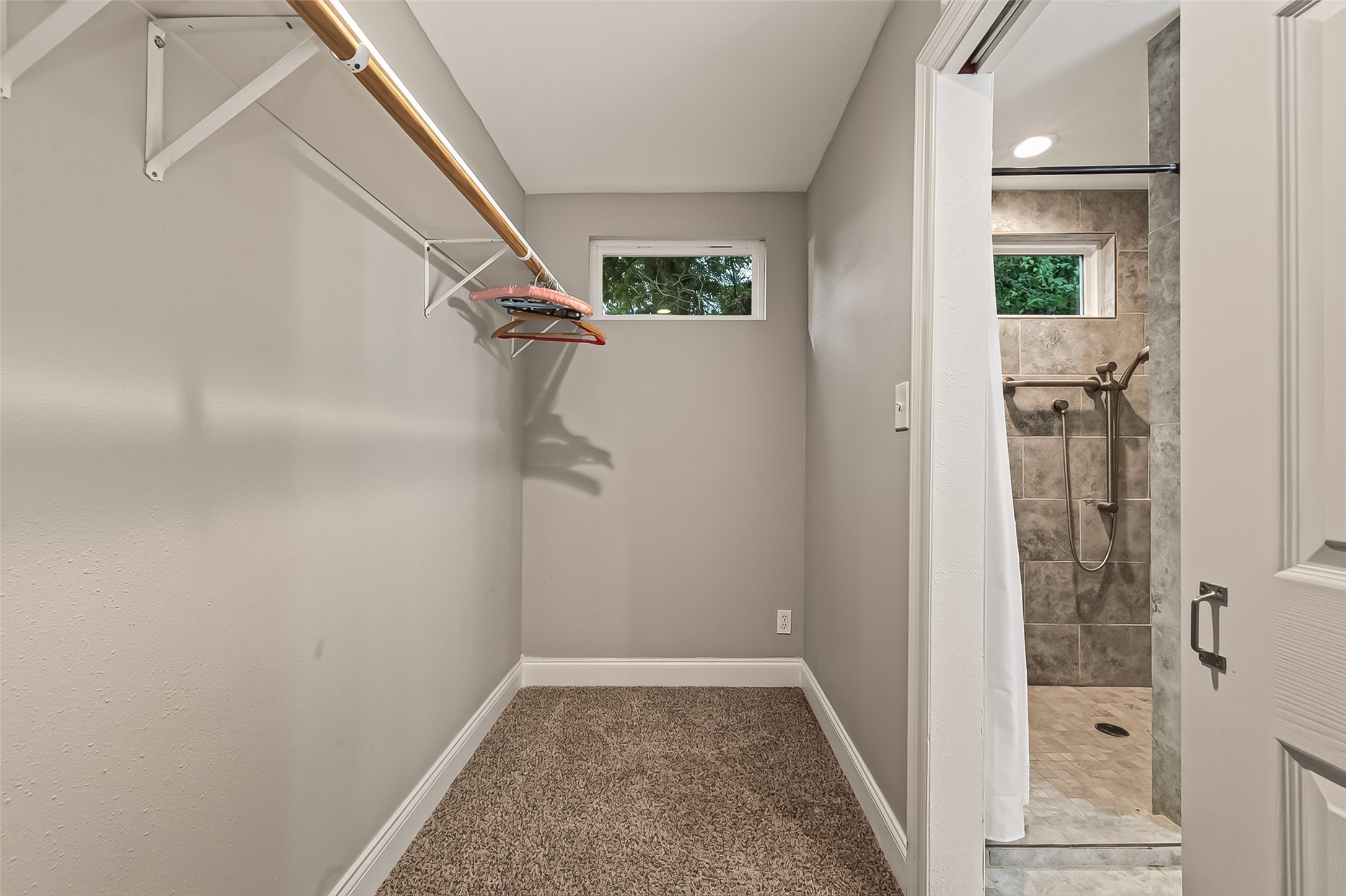 Large walk-in closet in the Guest Qtrs
