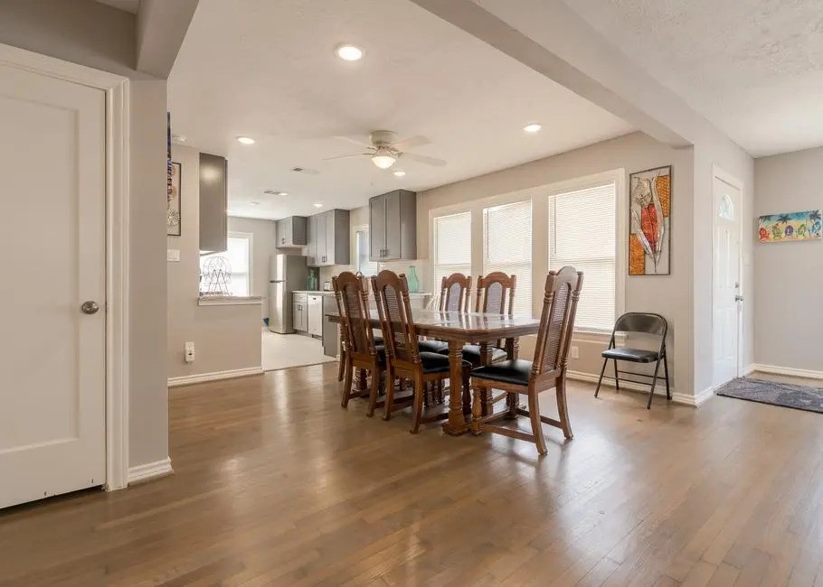 Dining area, furniture stage