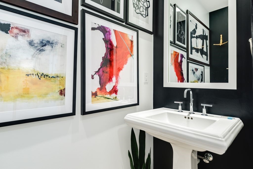 Half bath that is available in only a few of the 3 BR units