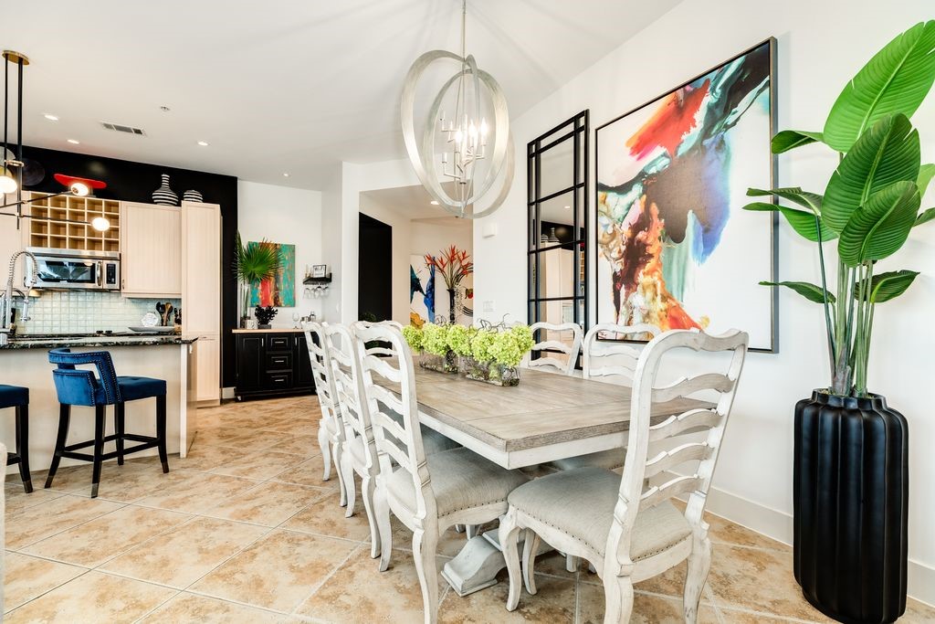 Large dining area