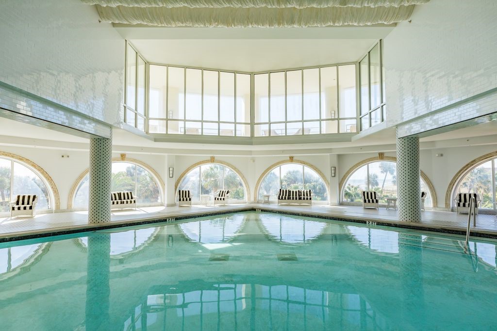 Diamond Beach indoor pool just down the hallway on 2nd floor