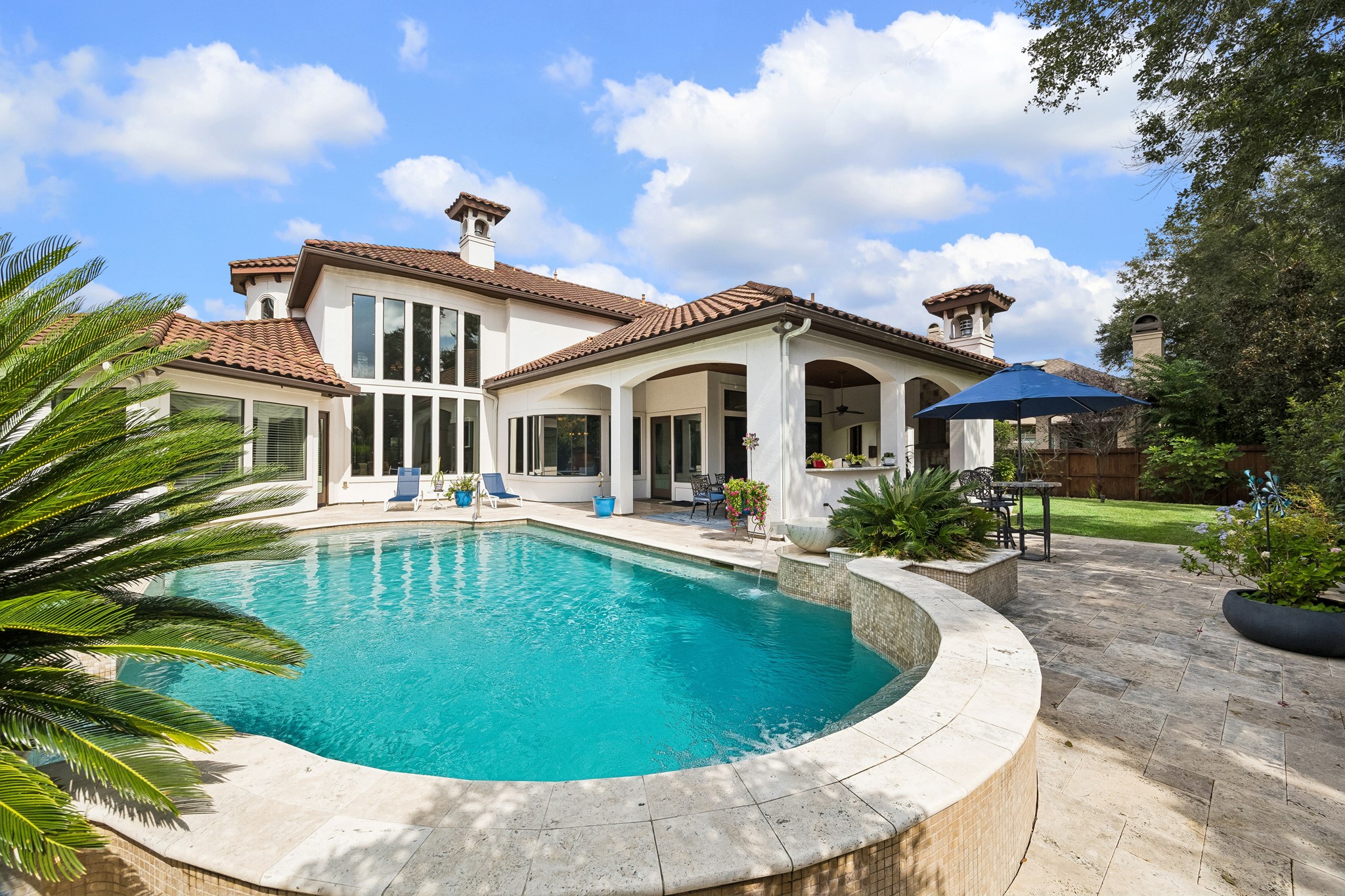 Another view, looking back towards the house. Enjoy resort style living everyday!