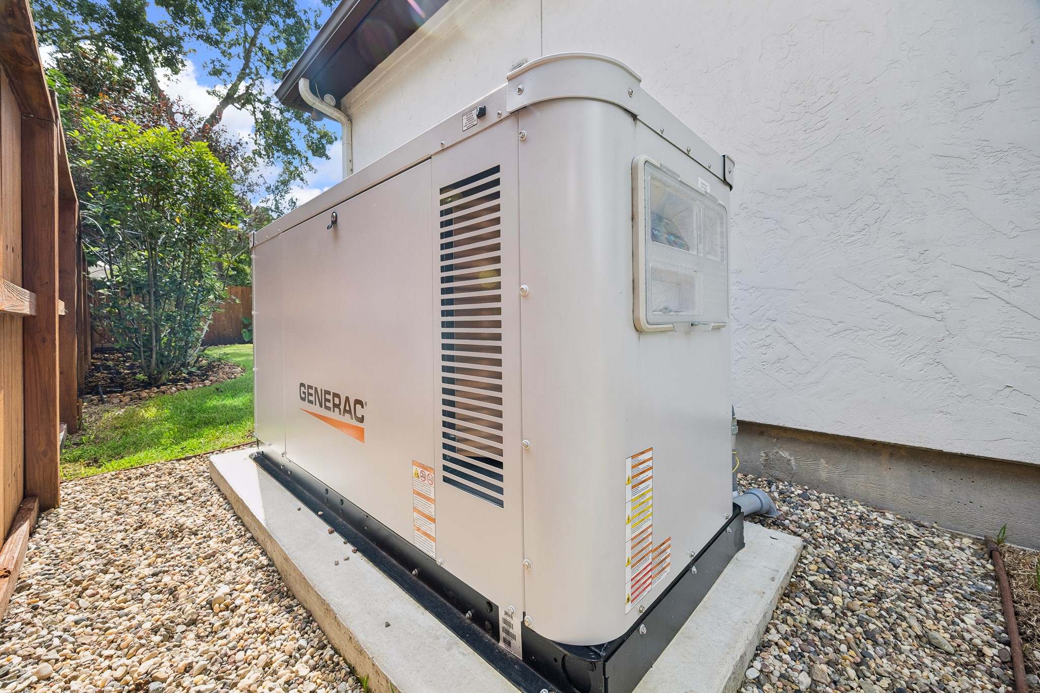 Full house generator installed in 2025. Never be without electricity!