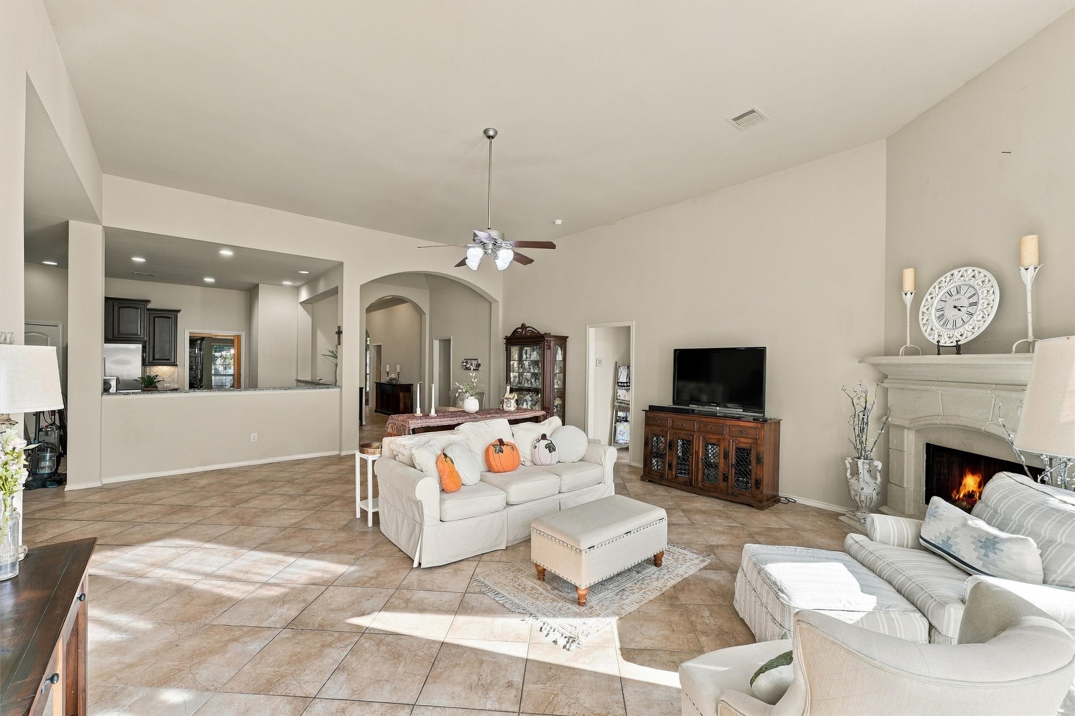 Another view  of family room.