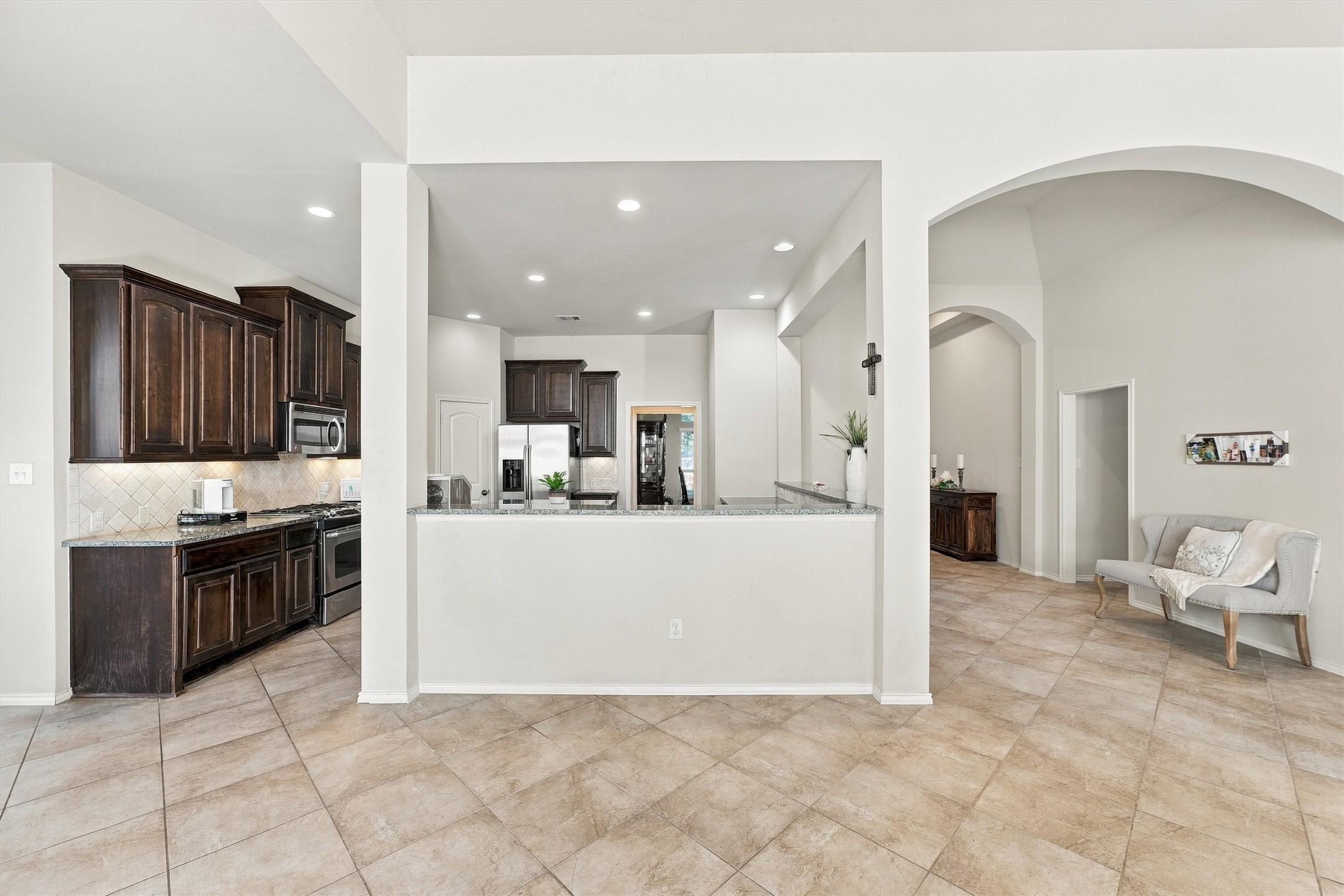 View of kitchen