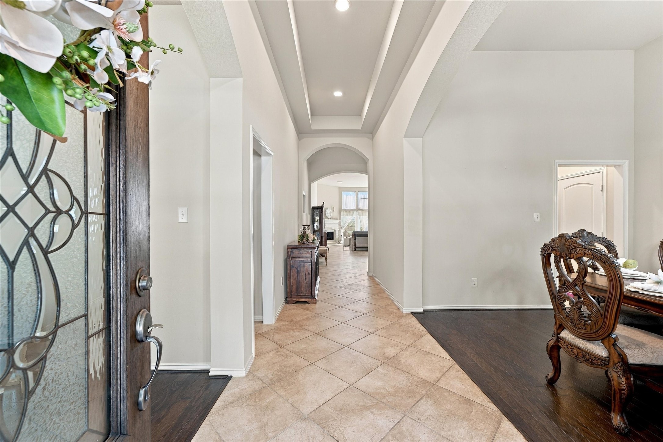 Entryway to this gorgeous home.