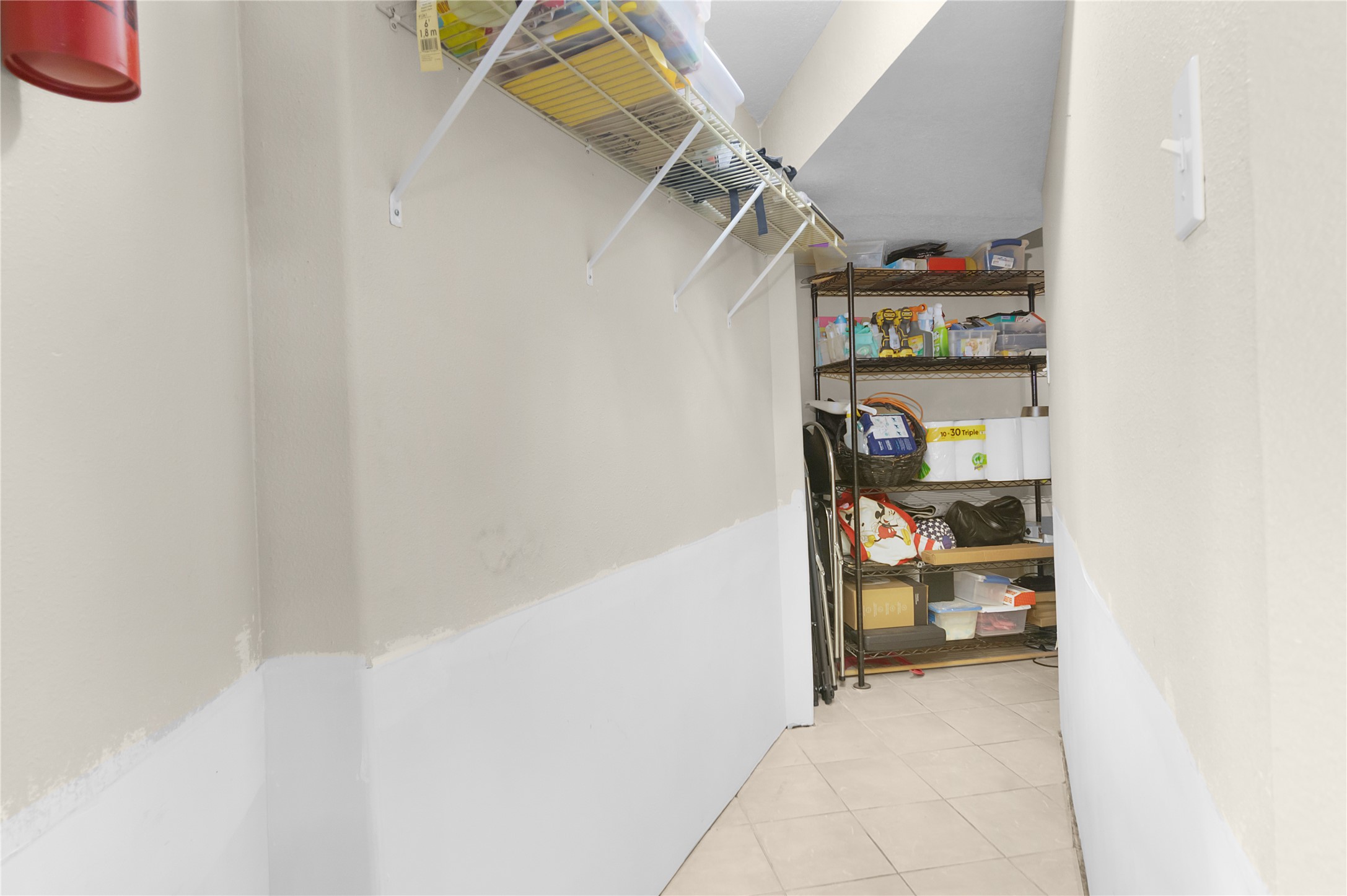 Hall in quarters on right side.
