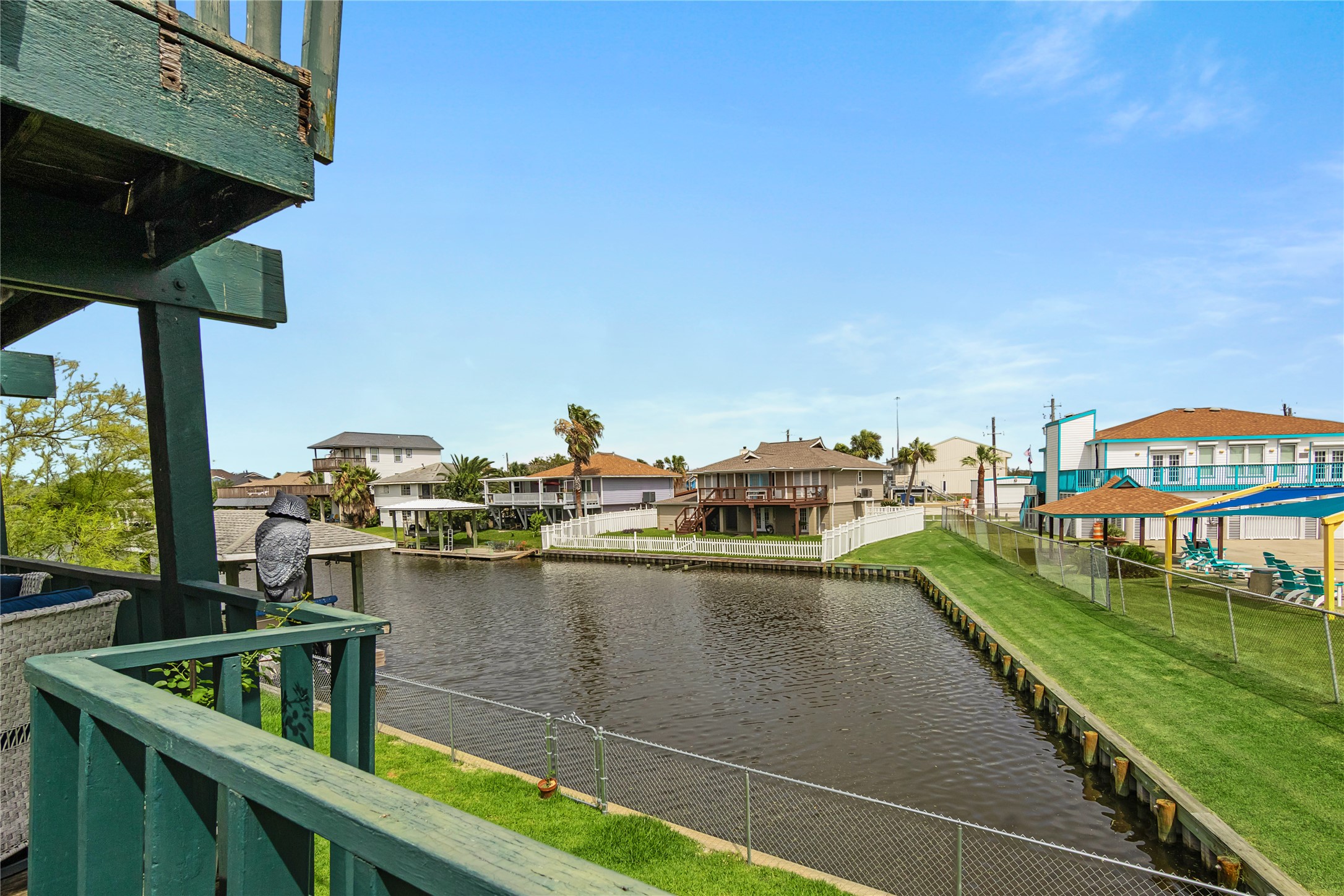 View from deck on 2nd level.
