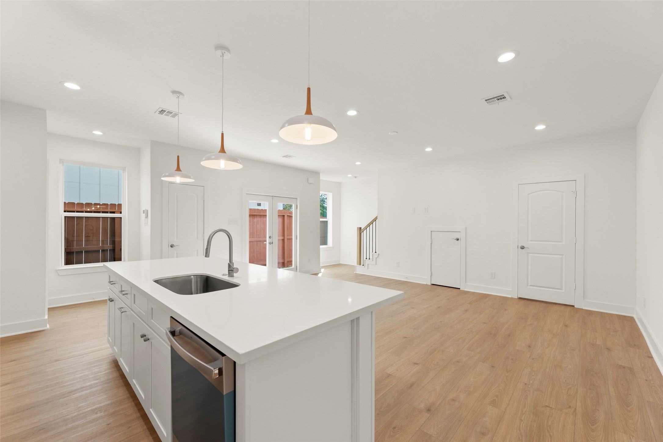 Unit A Living & Kitchen