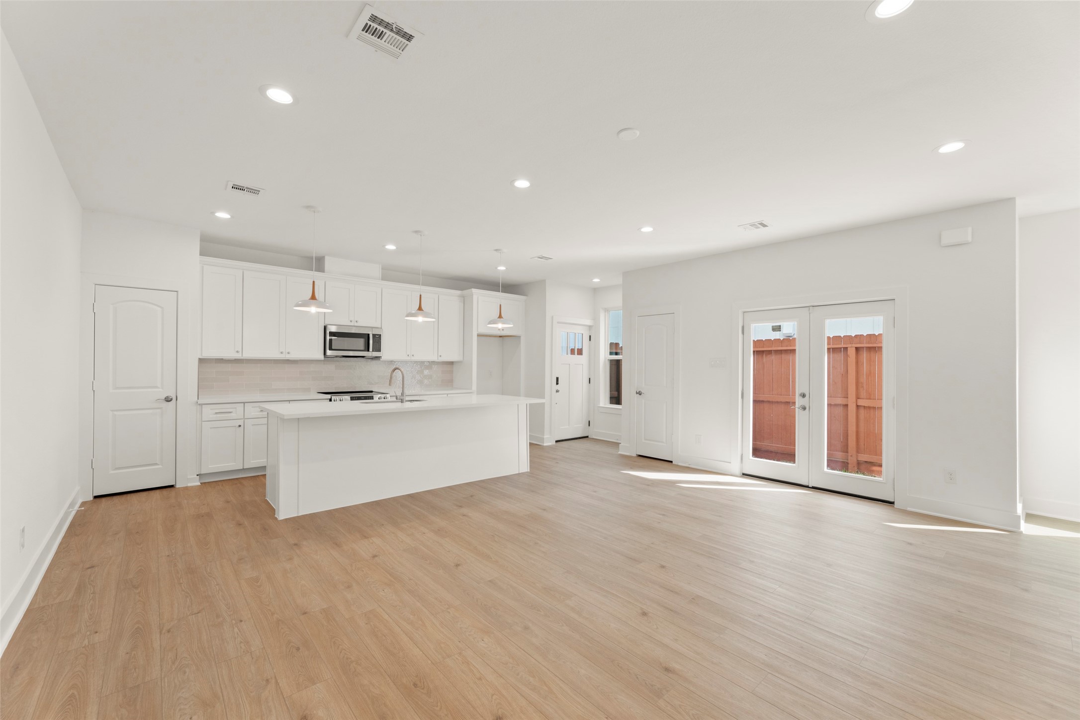Unit A Living & Kitchen