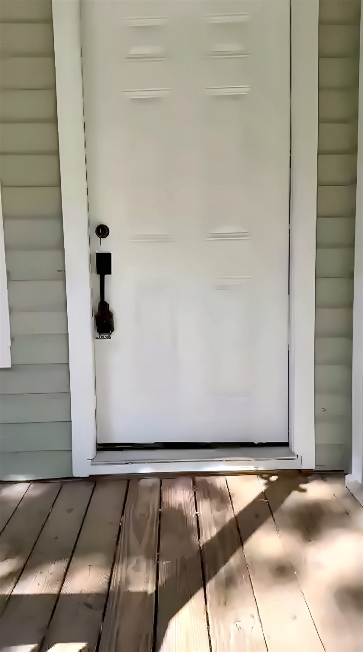 Front door and porch