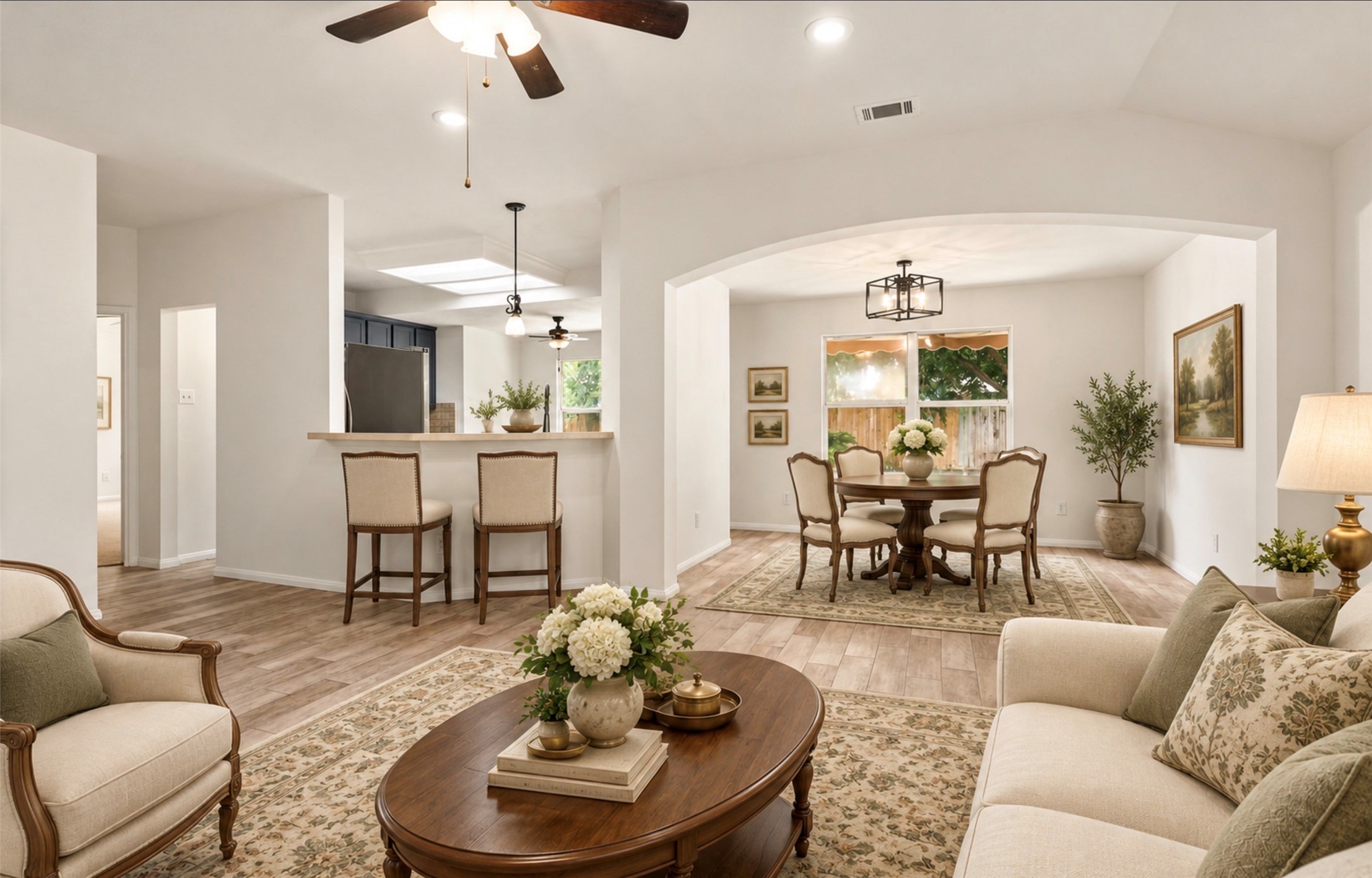Virtual staging