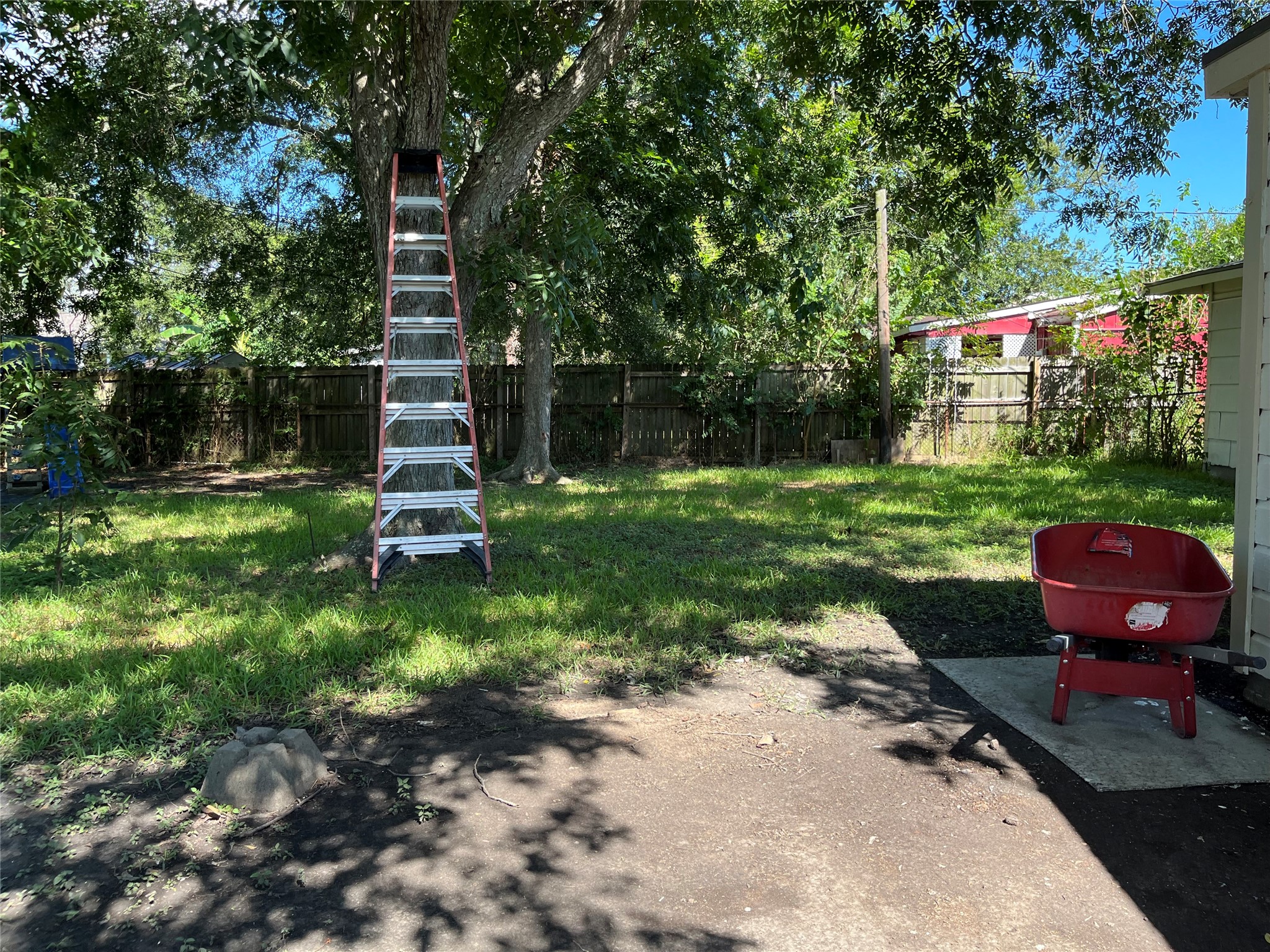 Back yard view 2