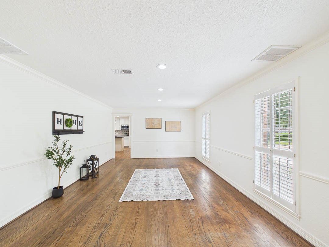 Dining room for large gatherings