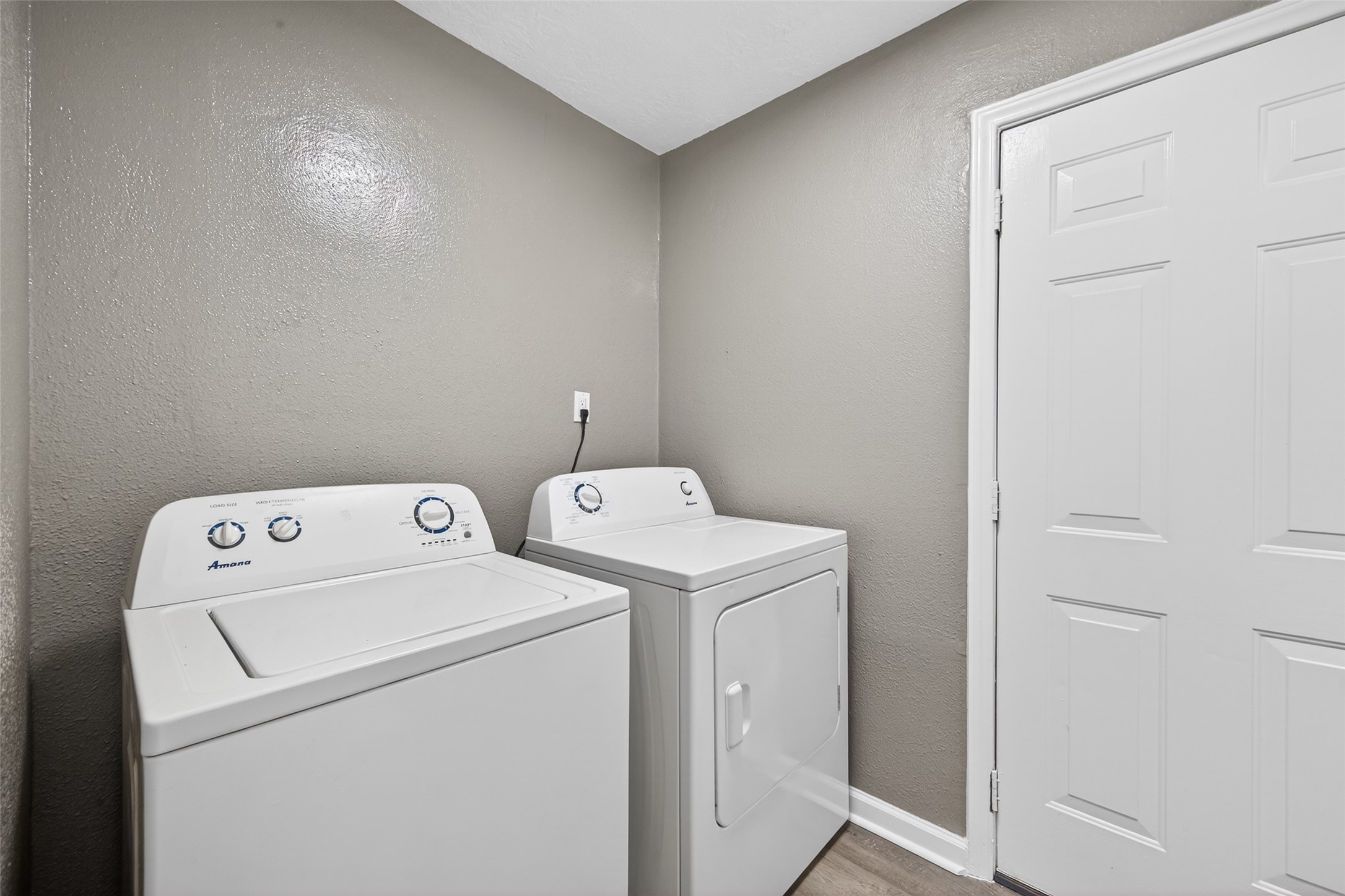 Washer/Dryer in utility room inside the home!