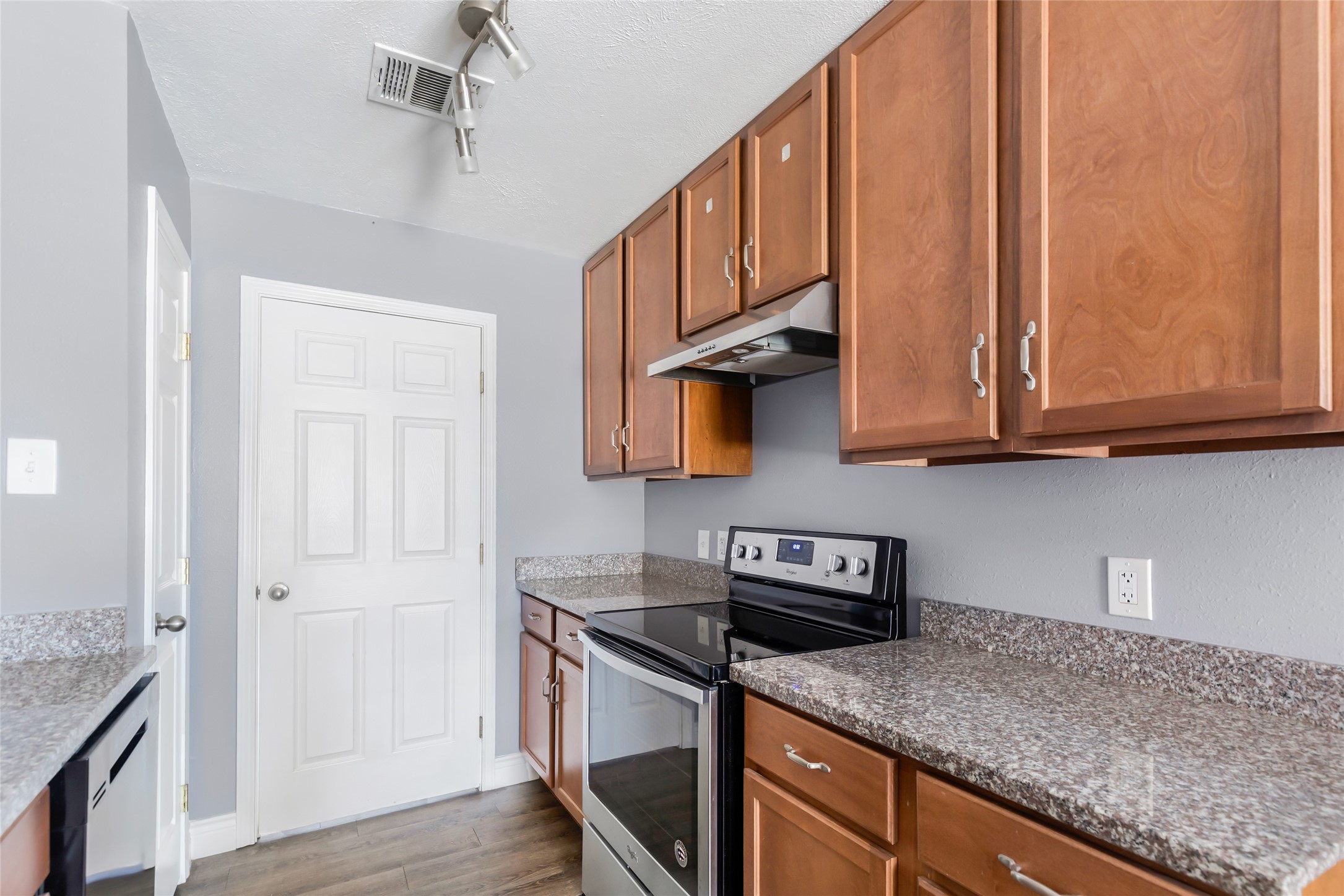 Galley style kitchen
