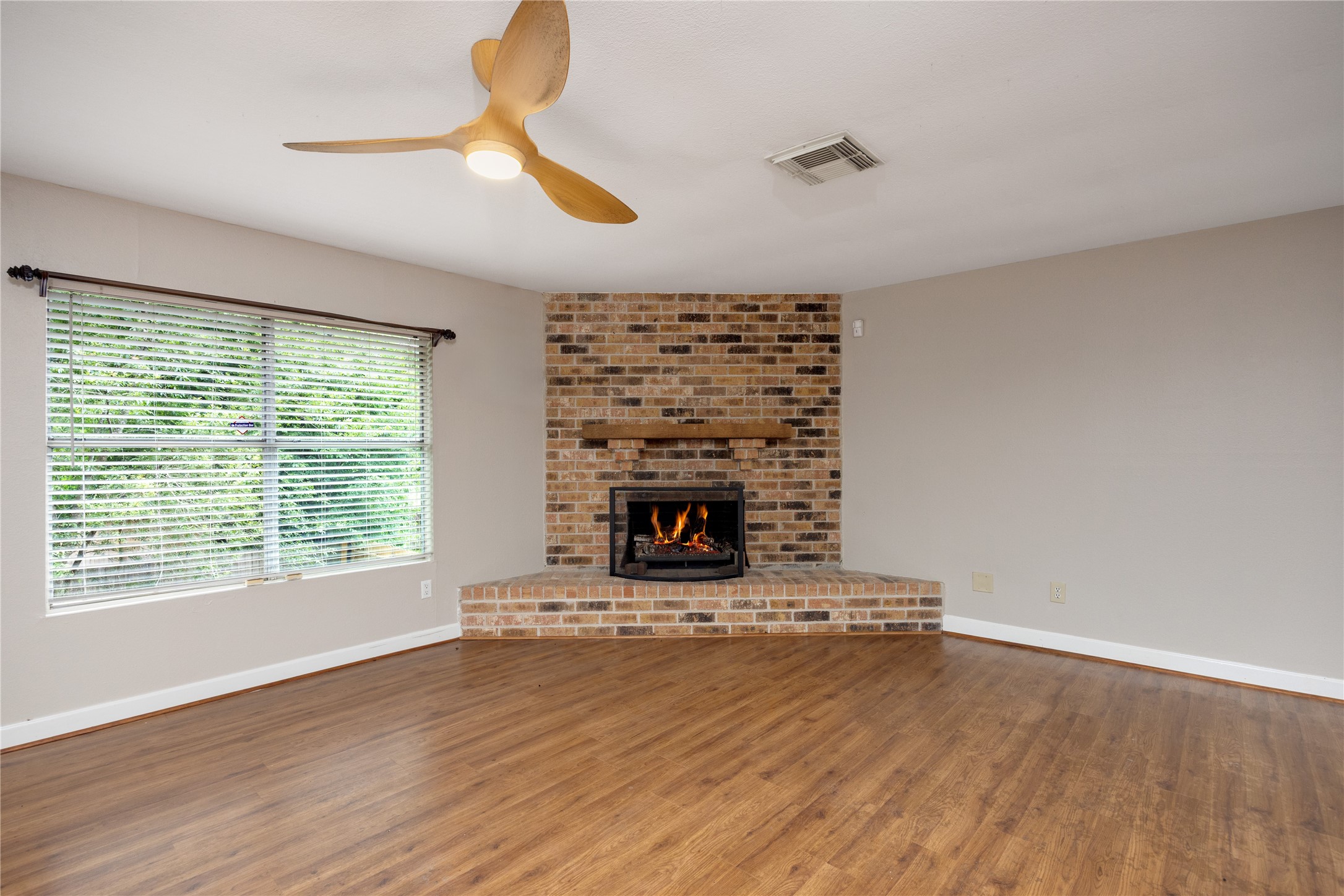 Wood Burning Fireplace