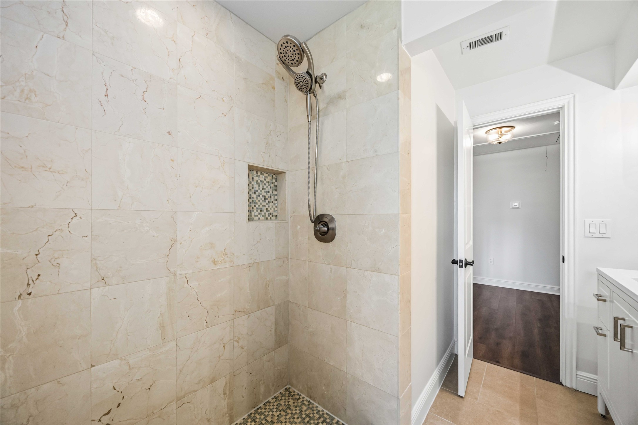 Updated primary bath w/ stand-up shower!