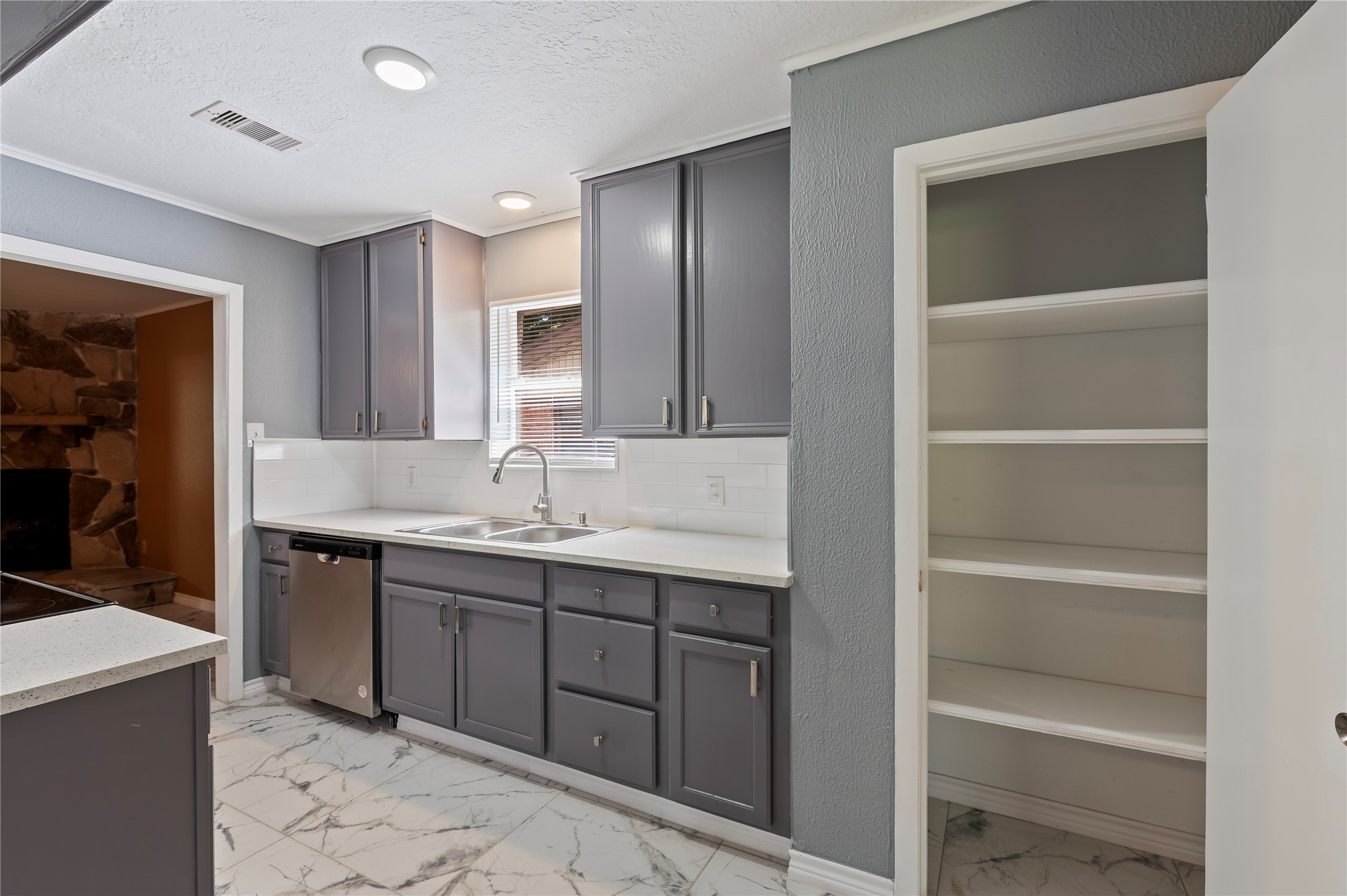 Updated kitchen with pantry
