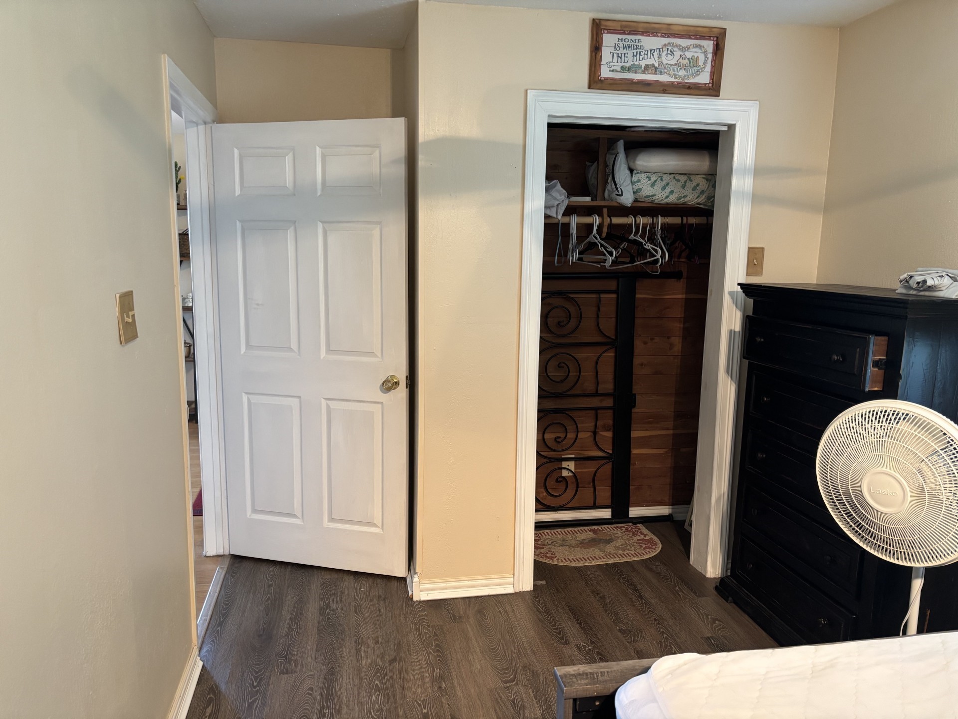 Bedroom featuring large cedar closet Bedroom featuring large cedar closet
