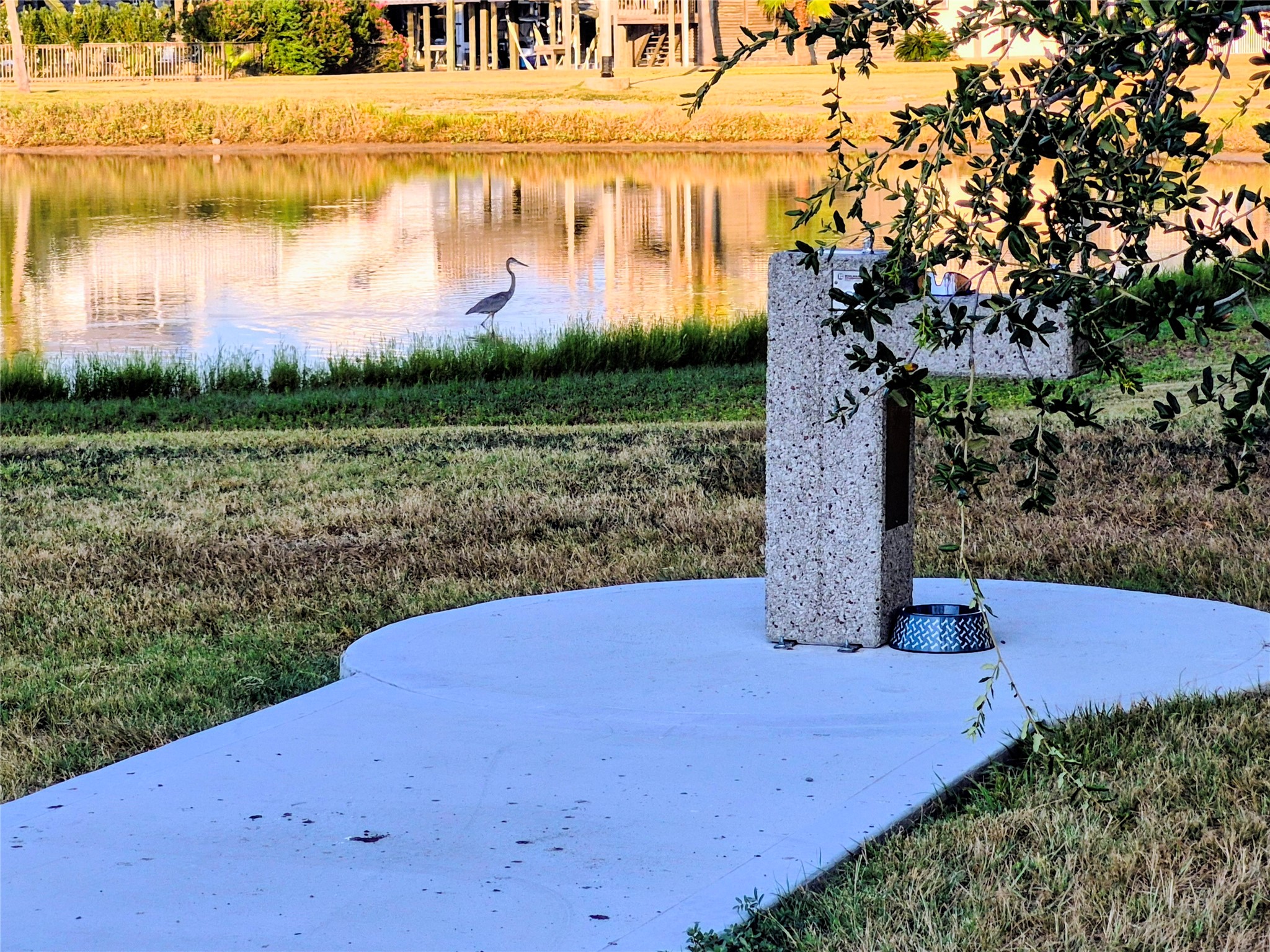 Tiki Island is a pet friendly community one of 2 watering stations for pets.