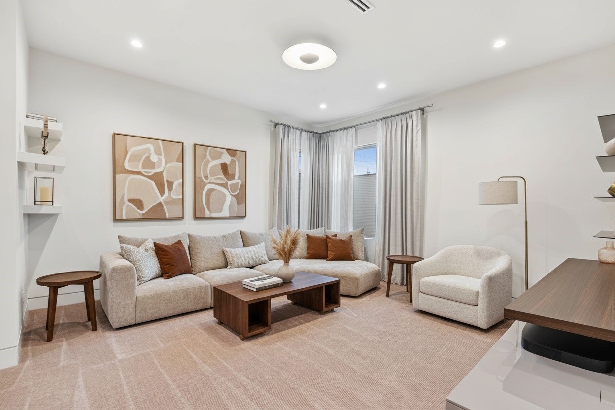 Upstairs Lounge | virtually staged.