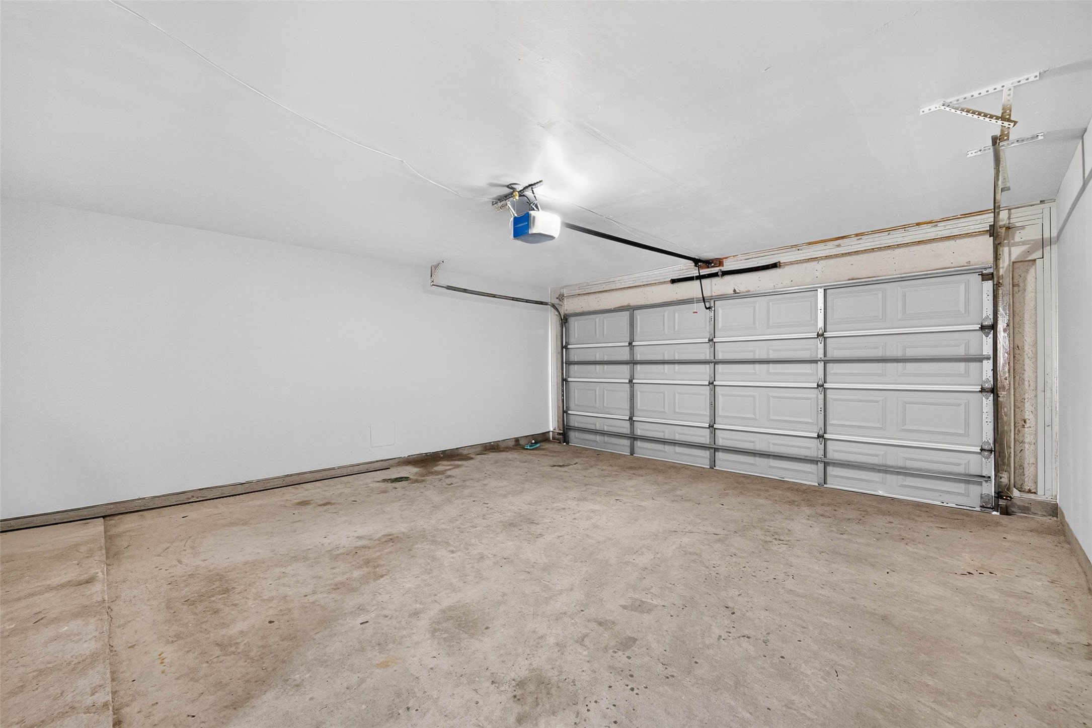 Garage for two cars.