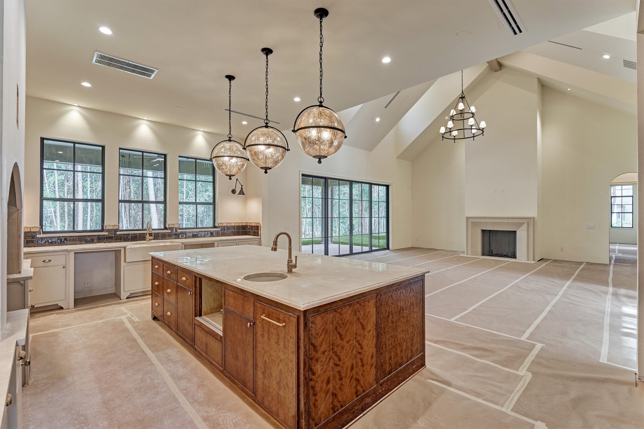 The heart of the home with it's open concept layout and carefully selected finishes.