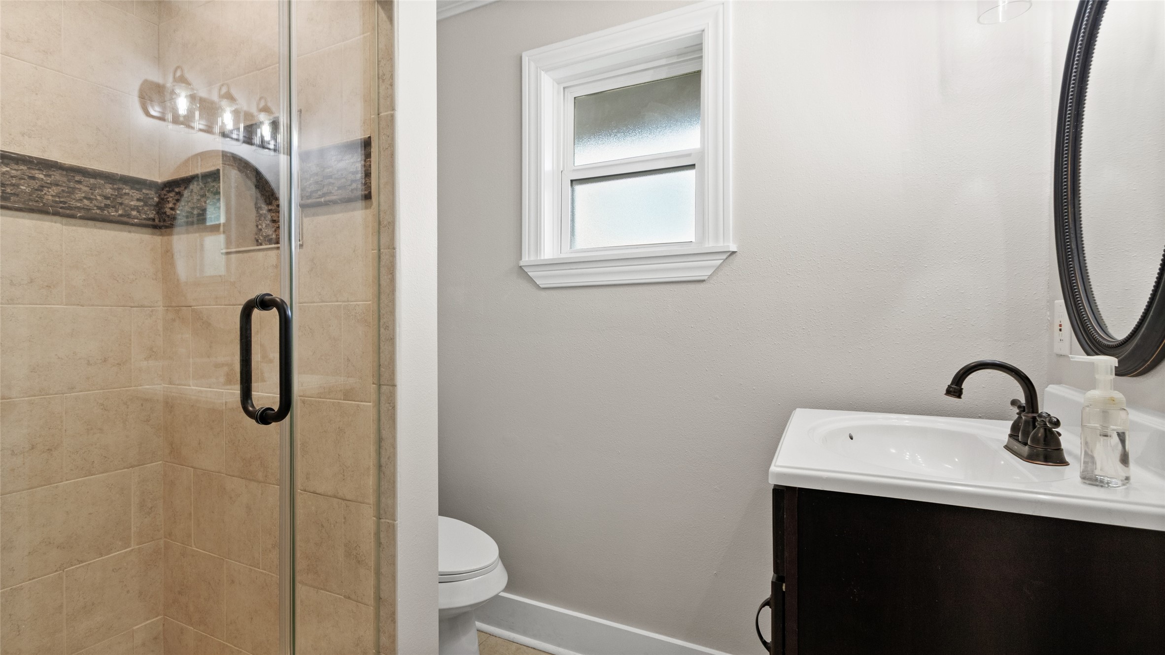 Third bathroom with standing shower only