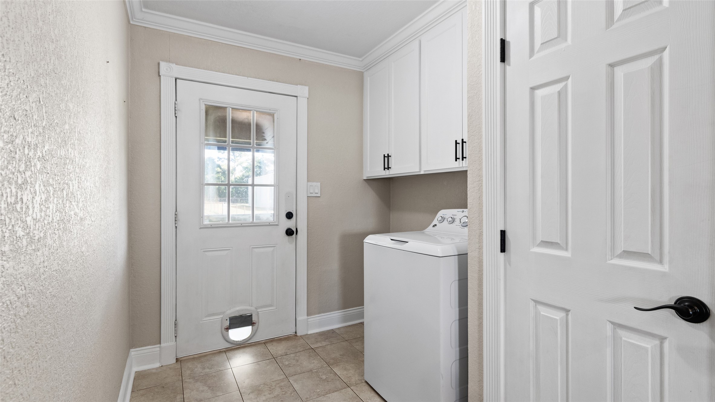 Laundry room in the house