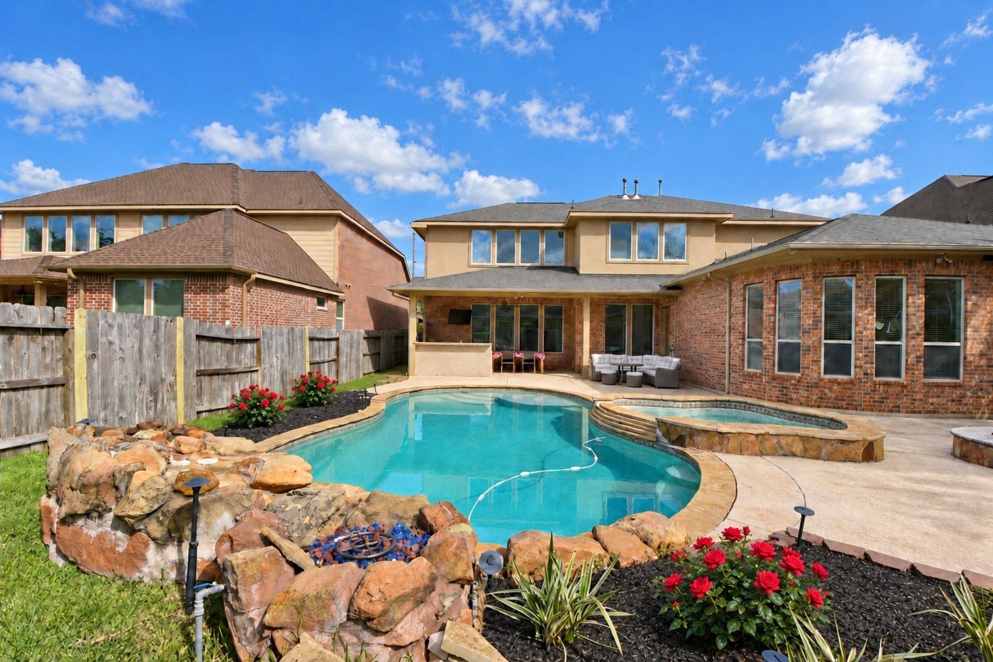 Pool maintenance included