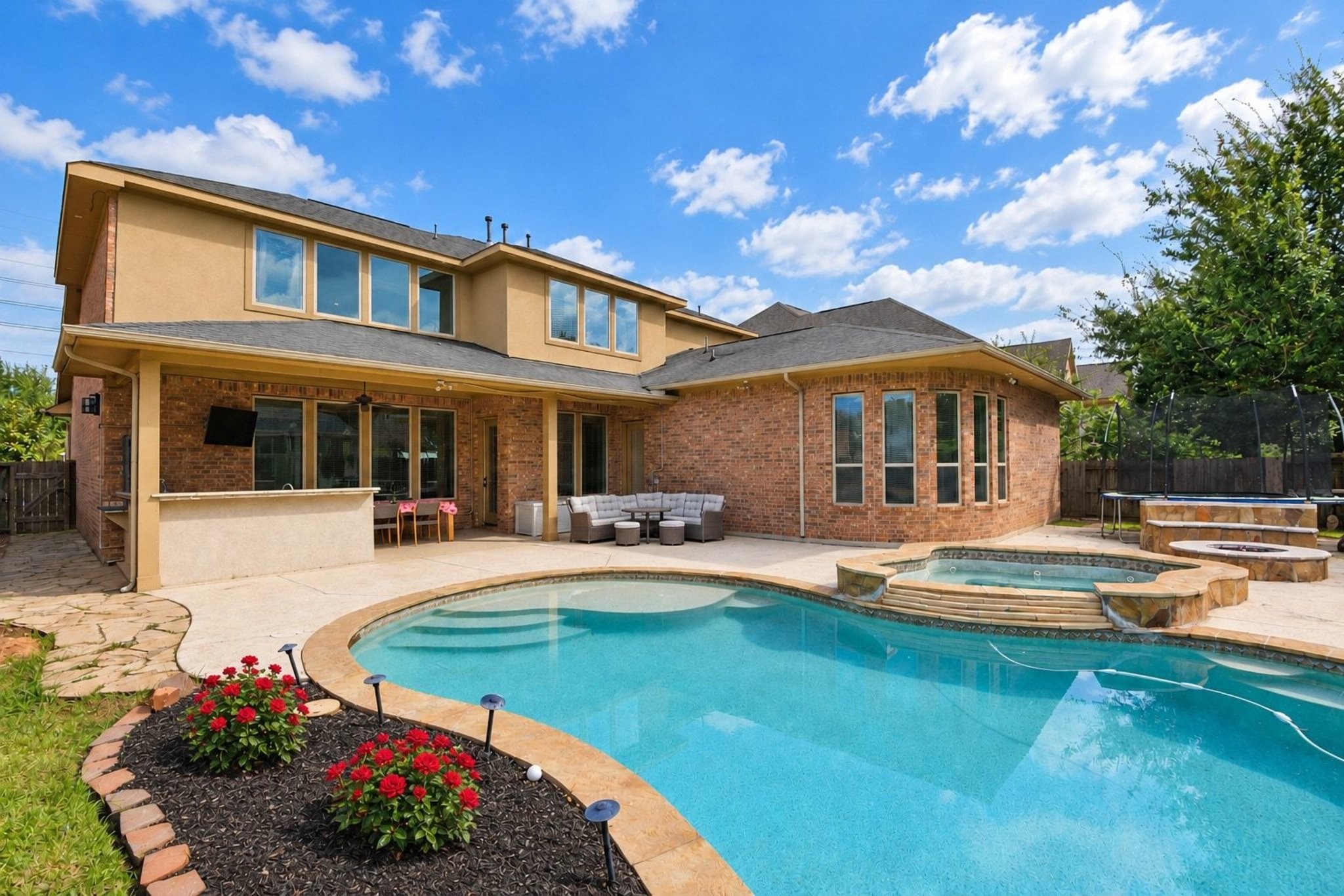 Pool and spa