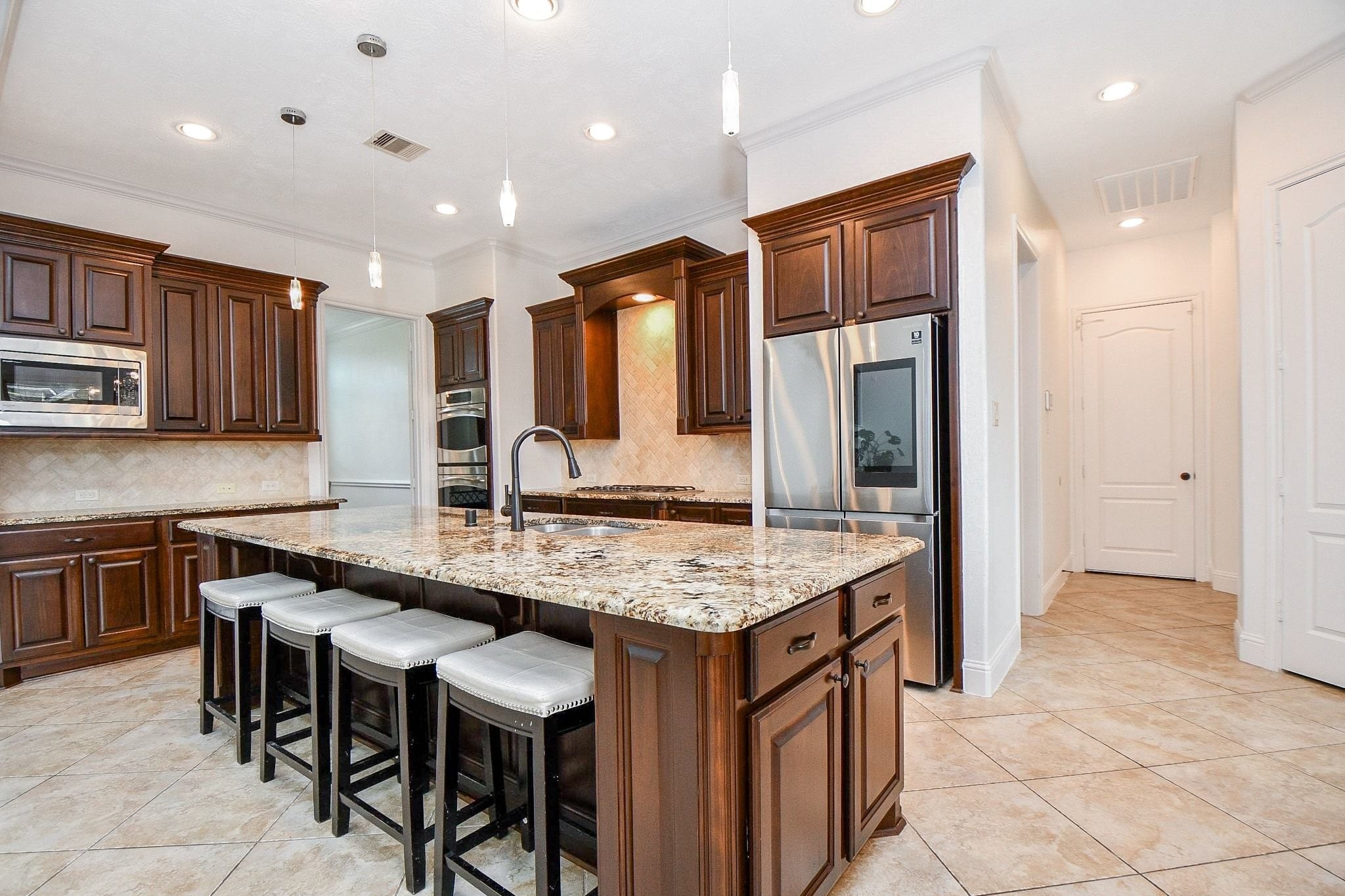stainless appliances, fridge included...
