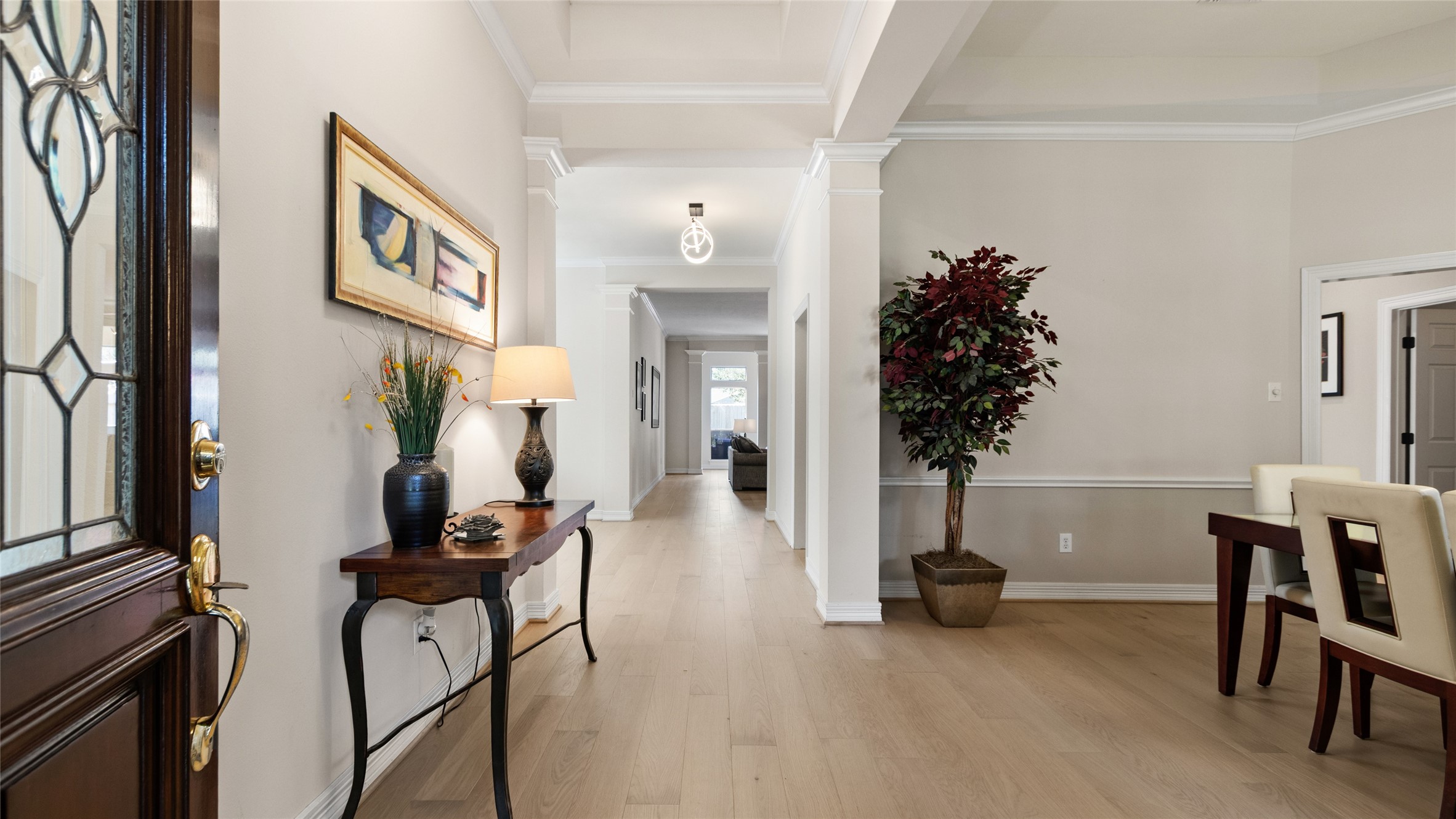 Step on in to your new home.