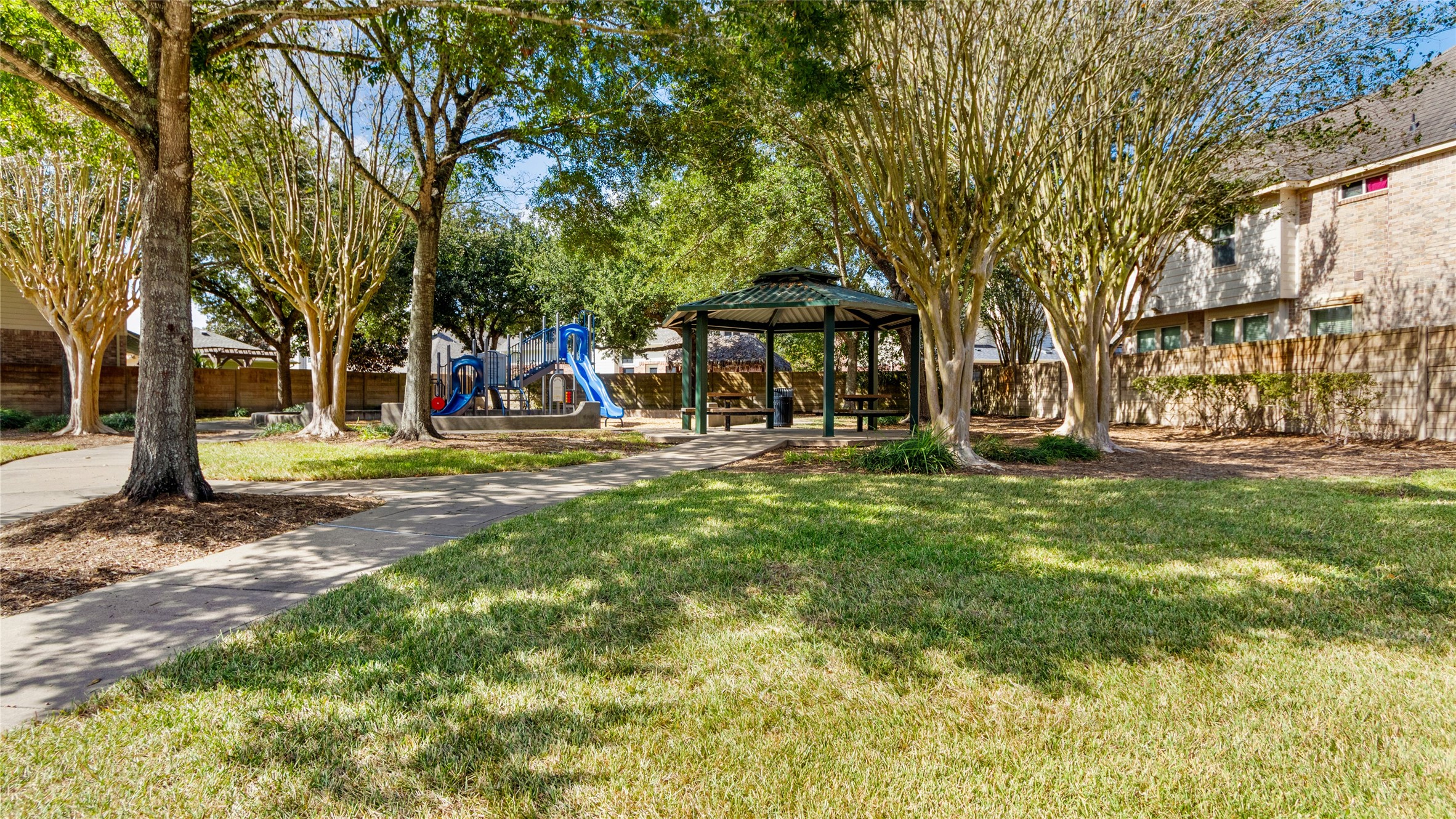 Pocket playground on the same street.