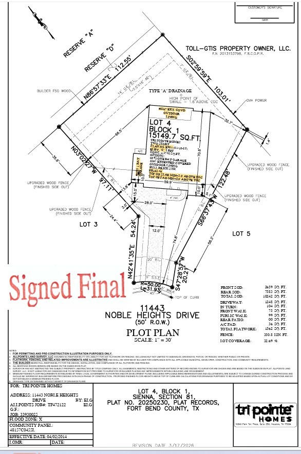 11443 Noble Heights Drive, Missouri City, TX 77459